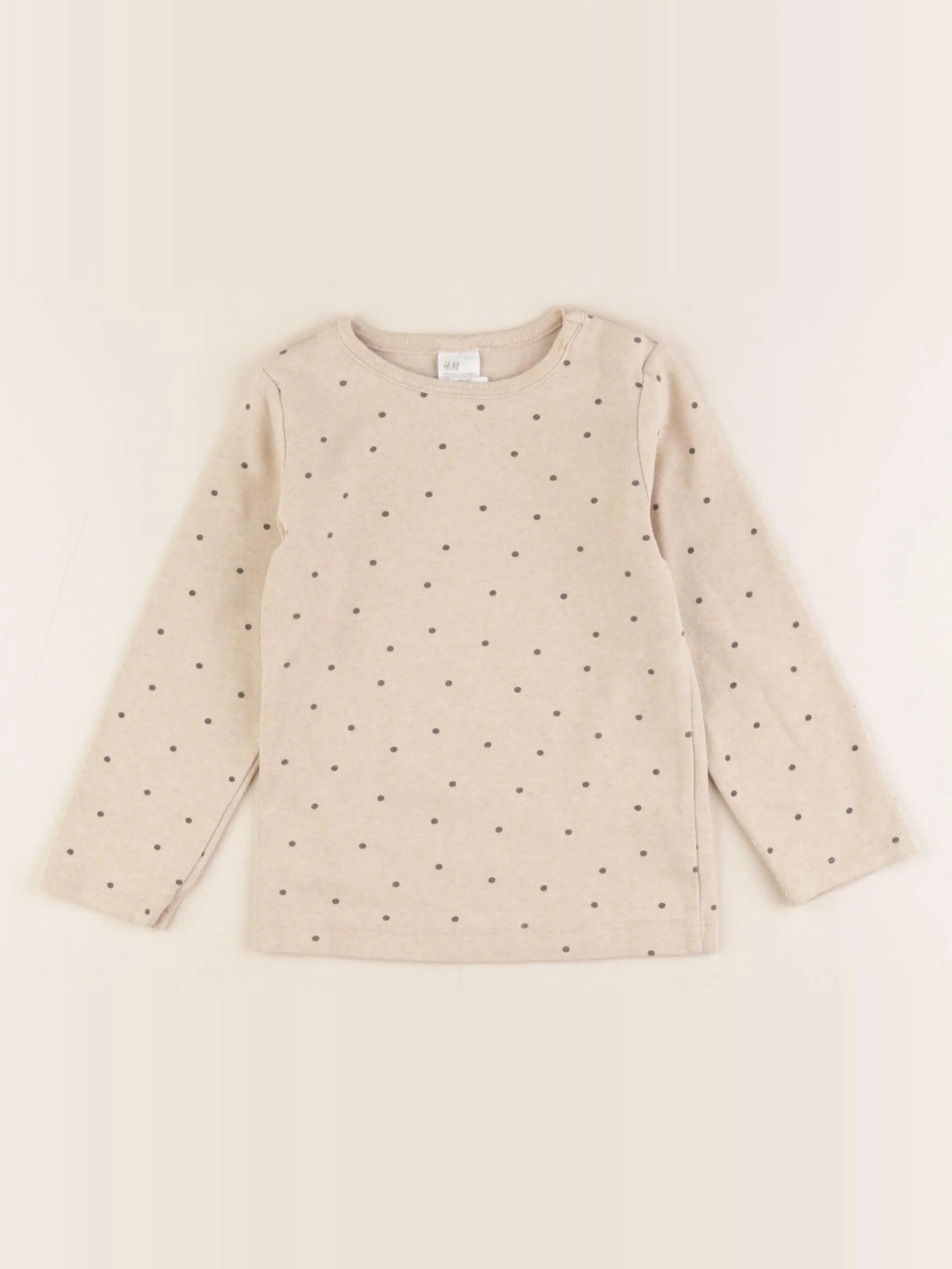 H&M - tee-shirt beige - 12/18 mois