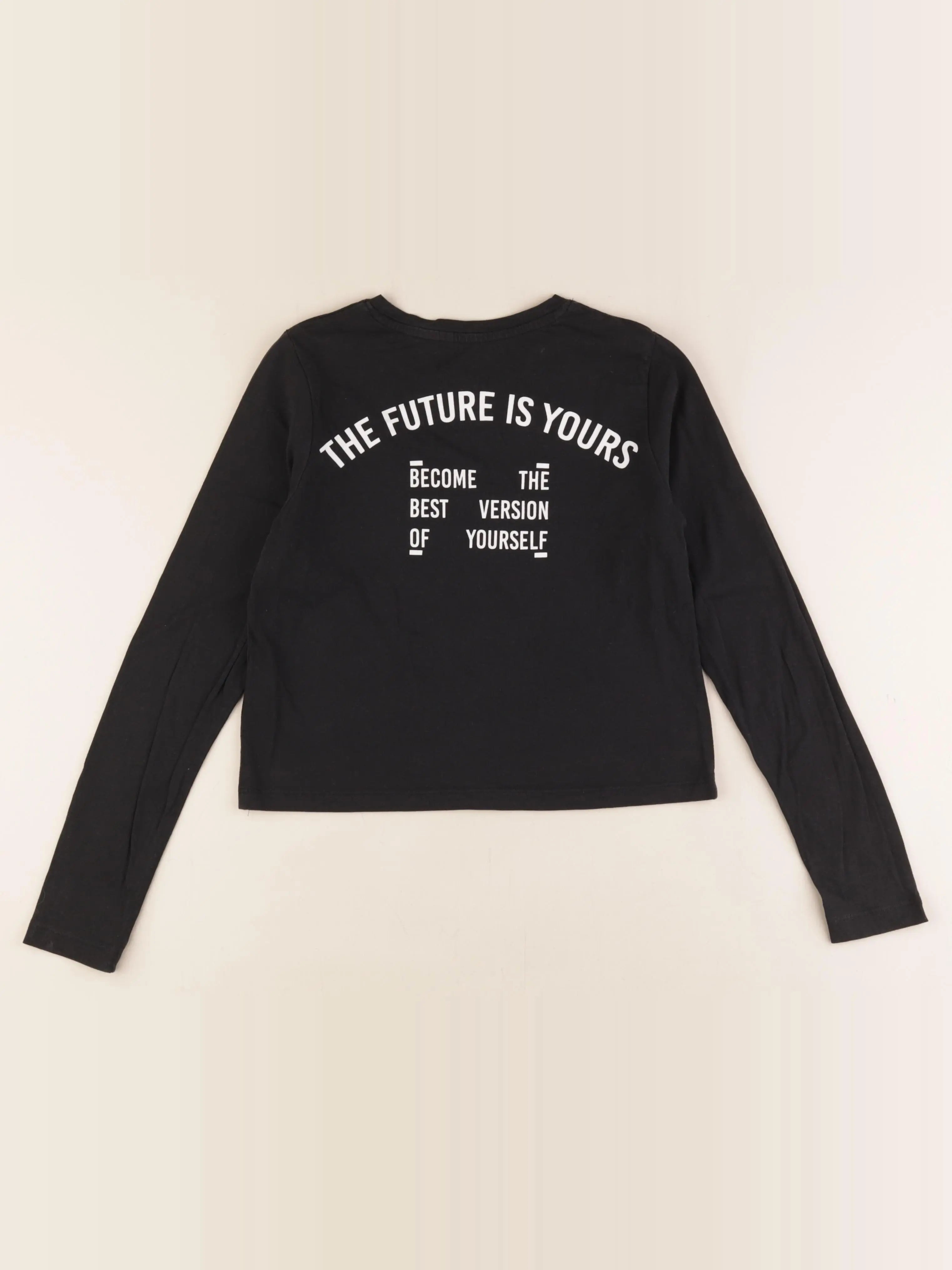 Name it - tee-shirt imprimé au dos noir - 11/12 ans