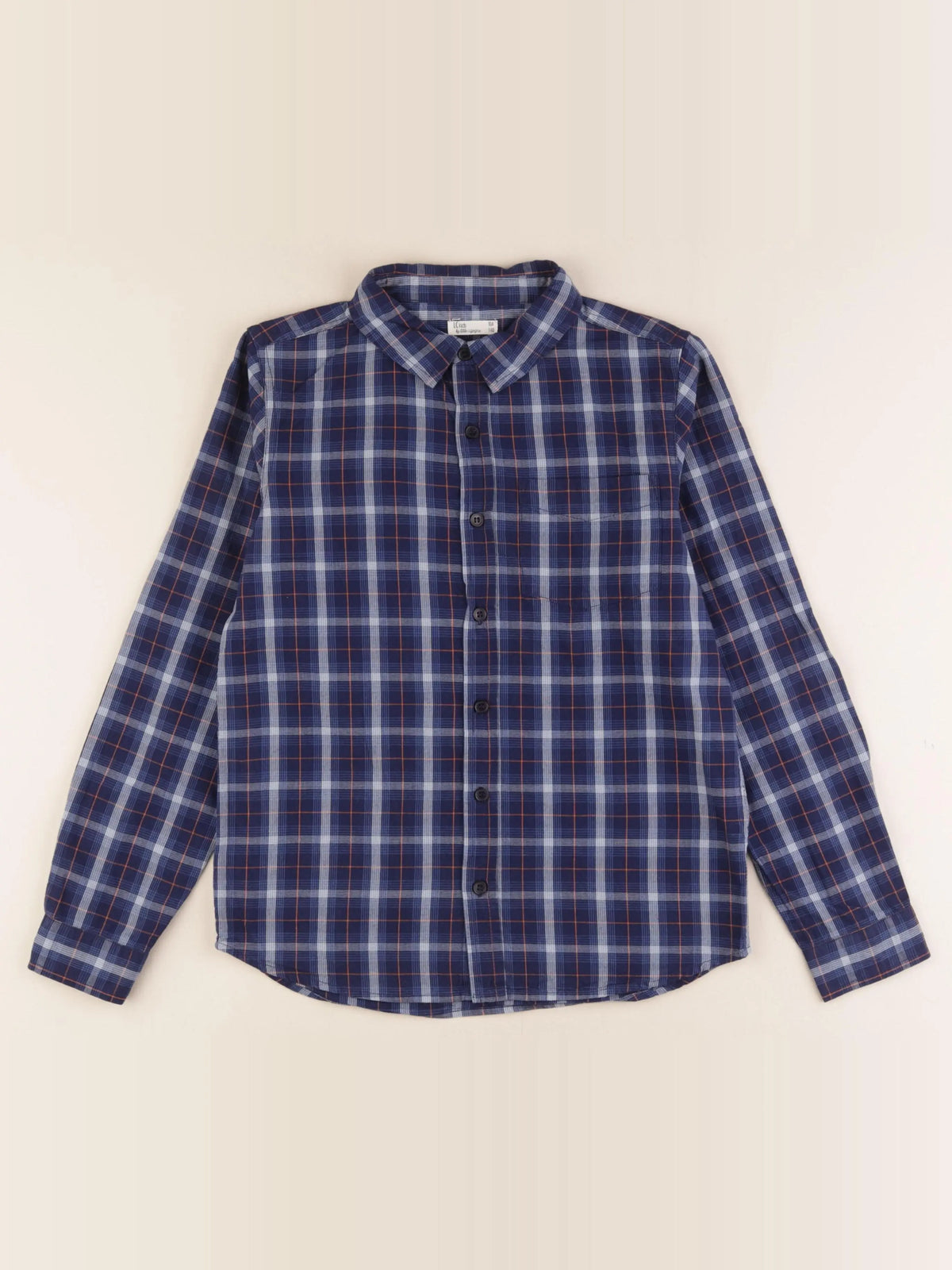 Little Cigogne - chemise bleu - 10 ans