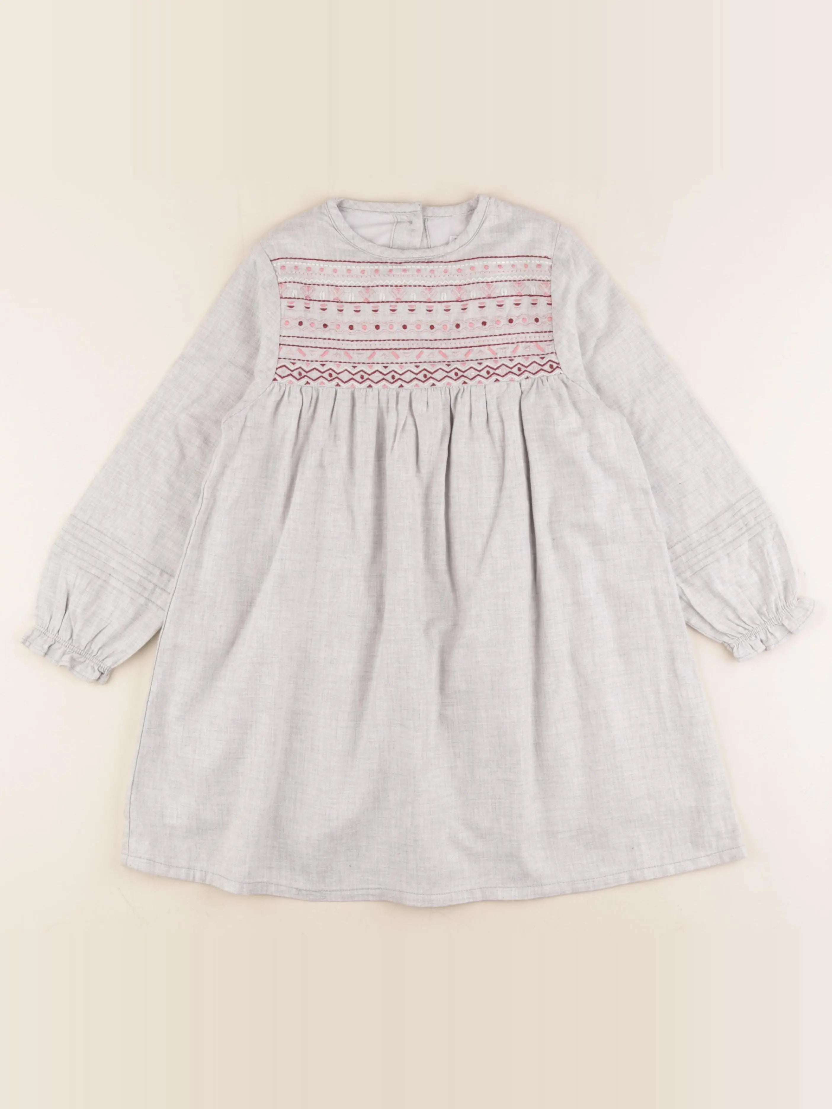 Eden & Victor - robe gris - 6 ans