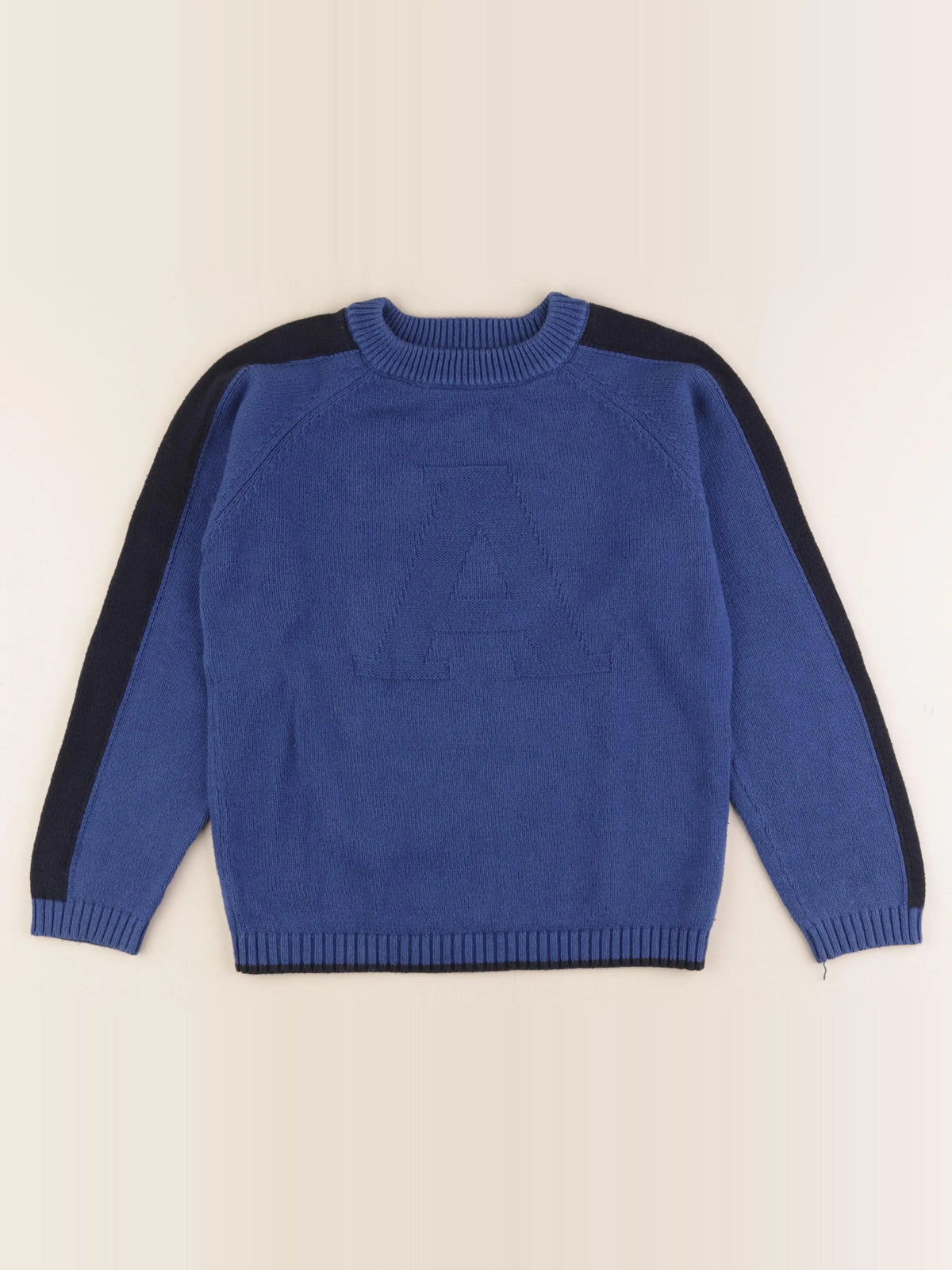 Eden & Victor - pull bleu - 10 ans