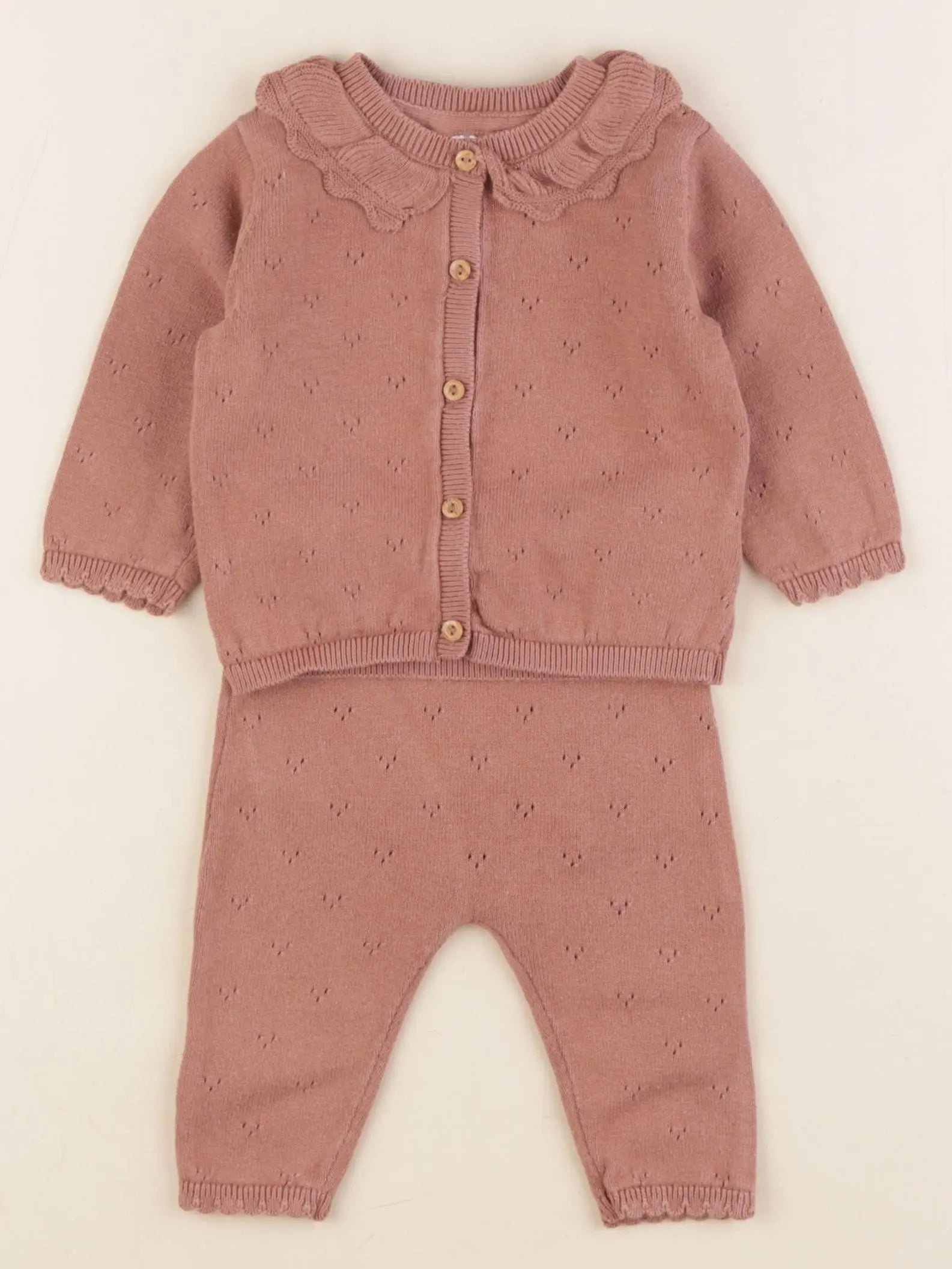Zara - ensemble rose - 2/4 mois