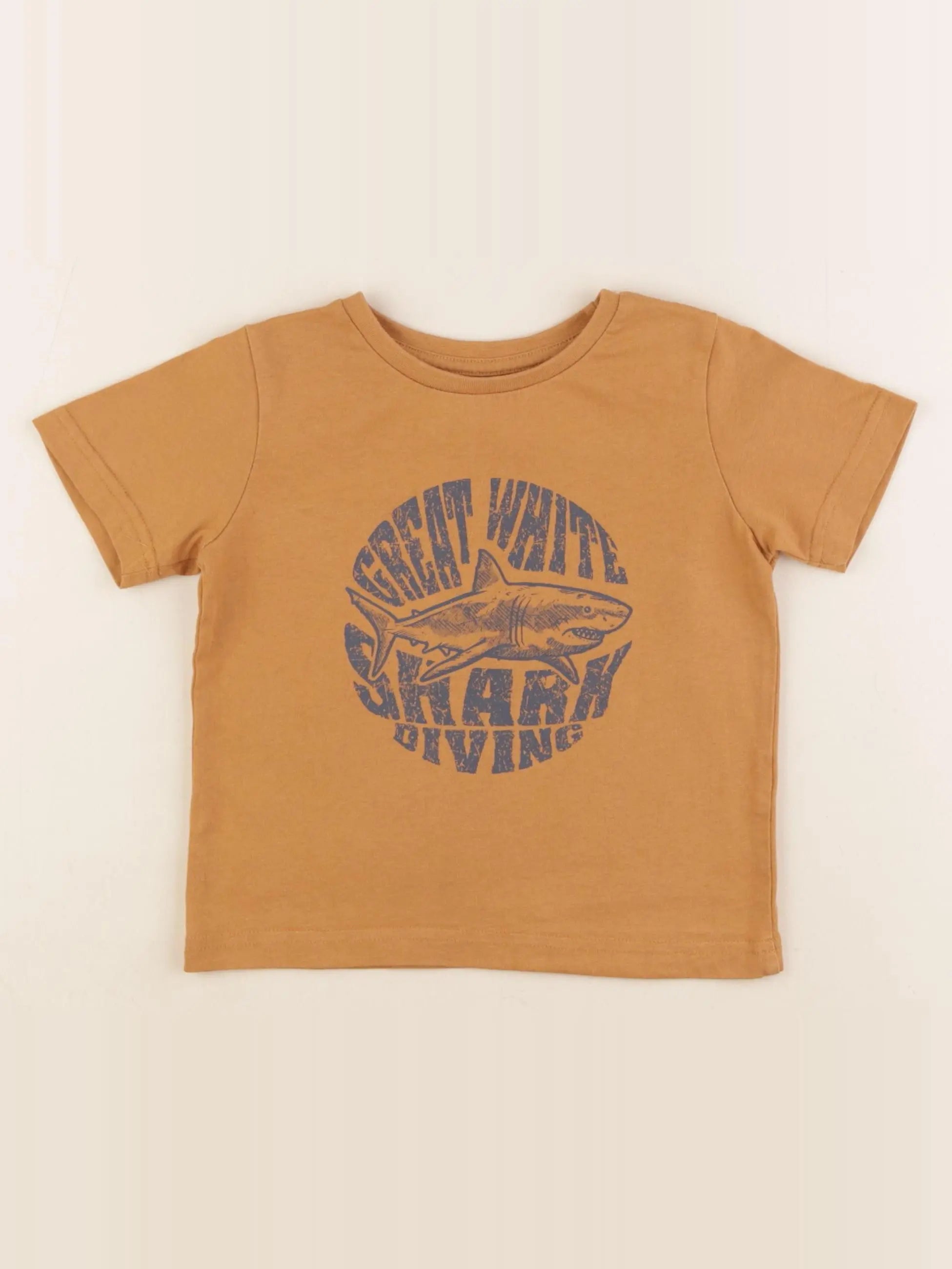 Vertbaudet - tee-shirt marron - 3 ans