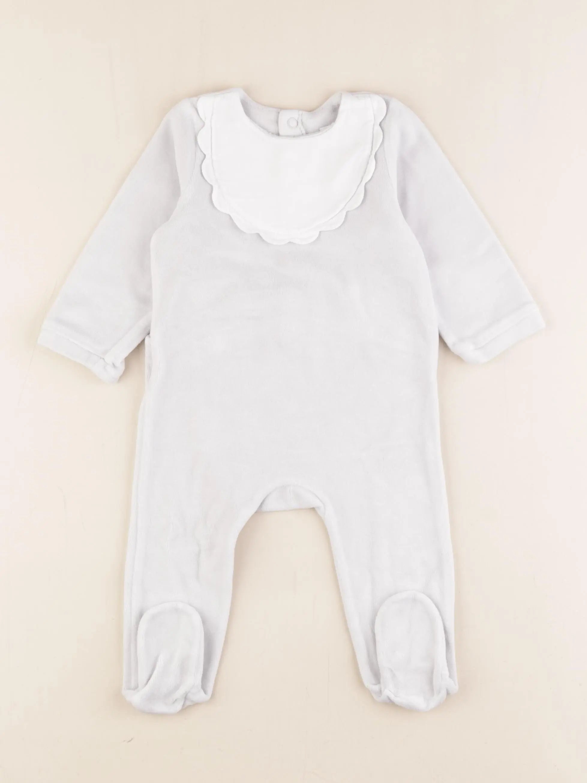 Jacadi - pyjama velours gris - 9 mois