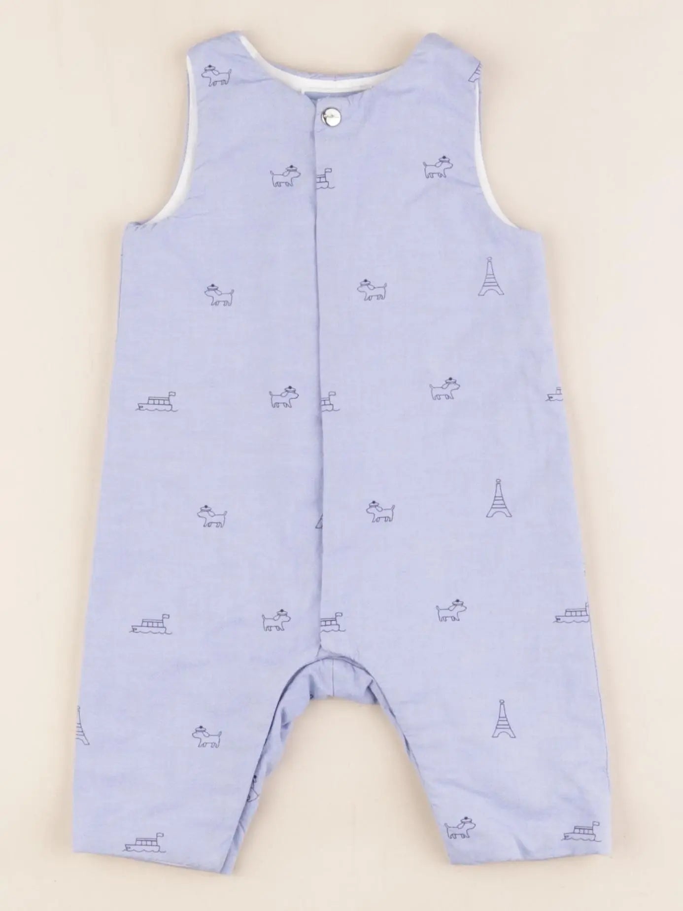 Jacadi - combinaison bleu - 3 mois