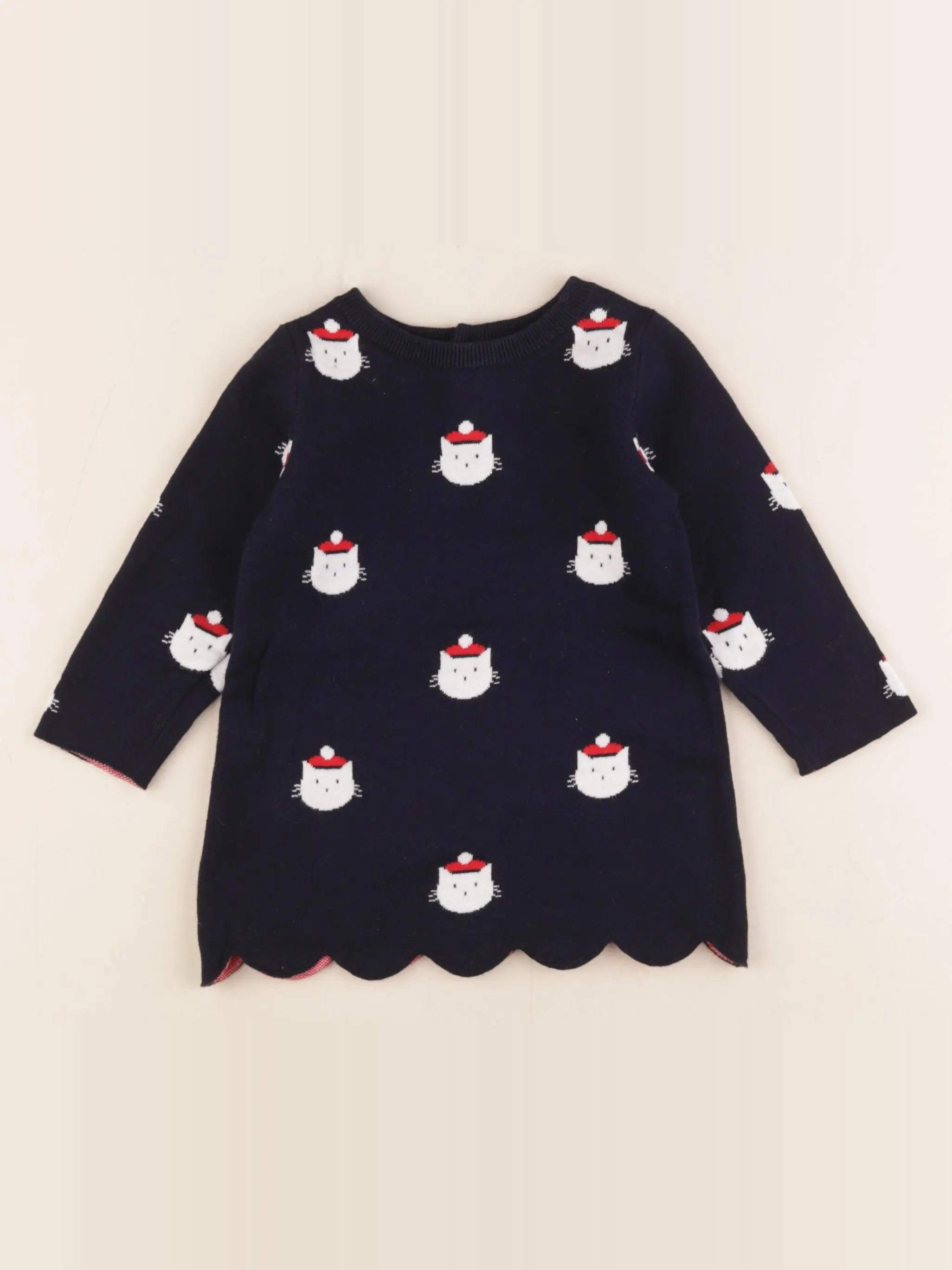 Jacadi - robe bleu - 12 mois