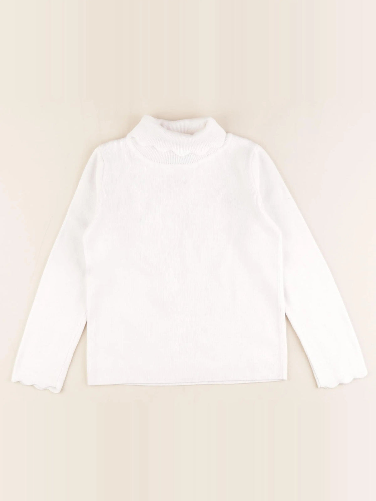 Jacadi - pull blanc - 6 ans