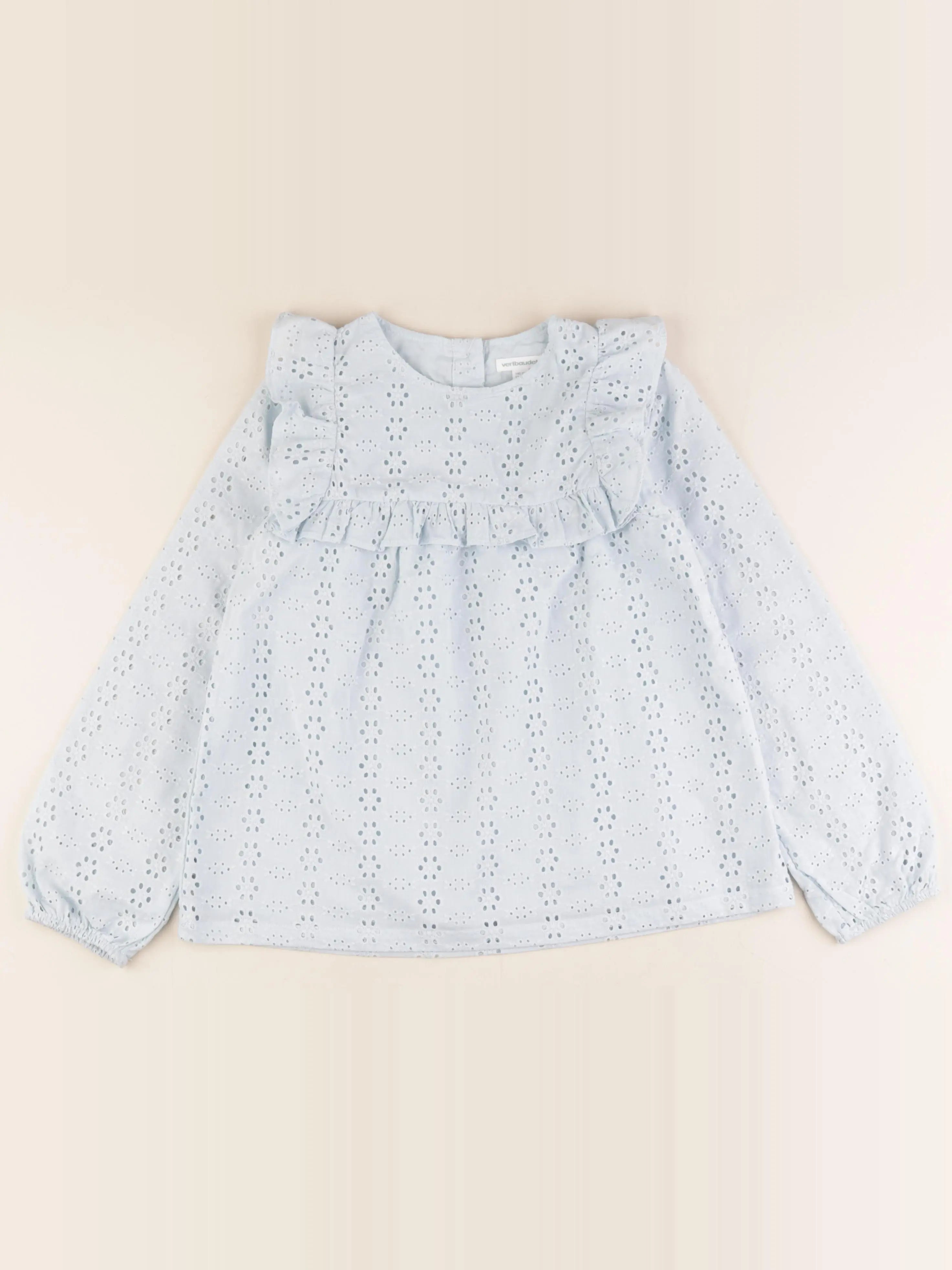 Vertbaudet - blouse bleu - 10 ans