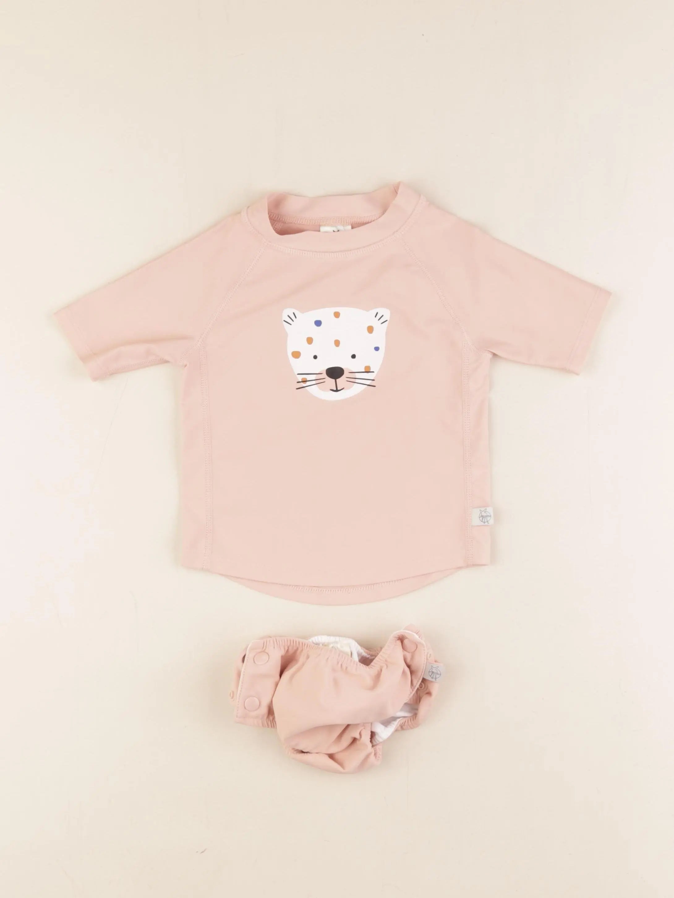 Lassig - ensemble de bain rose - 6/12 mois