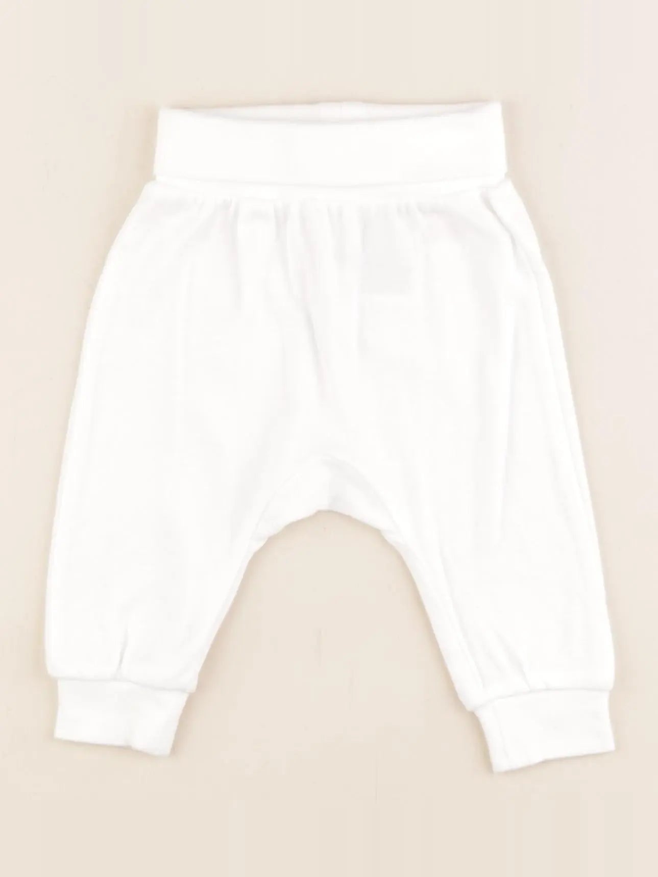 H&M - sarouel blanc - 2/4 mois