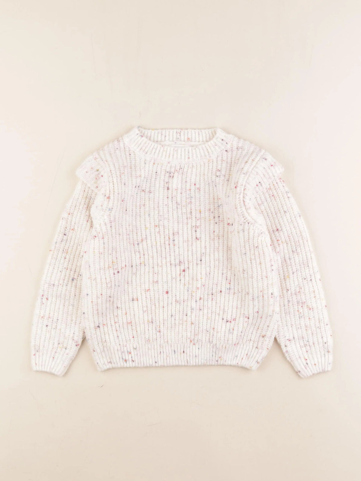 Vertbaudet - pull blanc - 4 ans