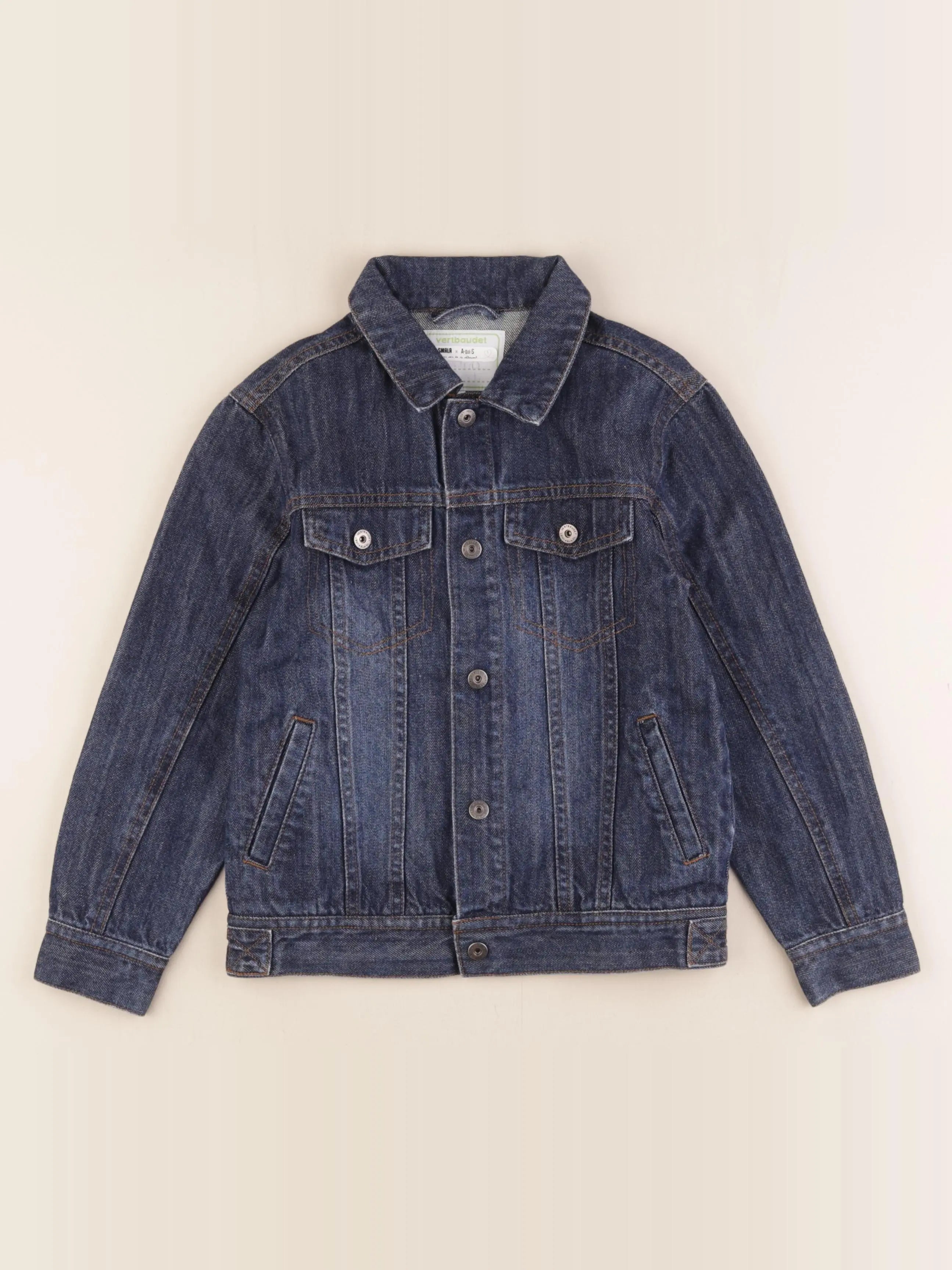 Vertbaudet - veste bleu - 8 ans