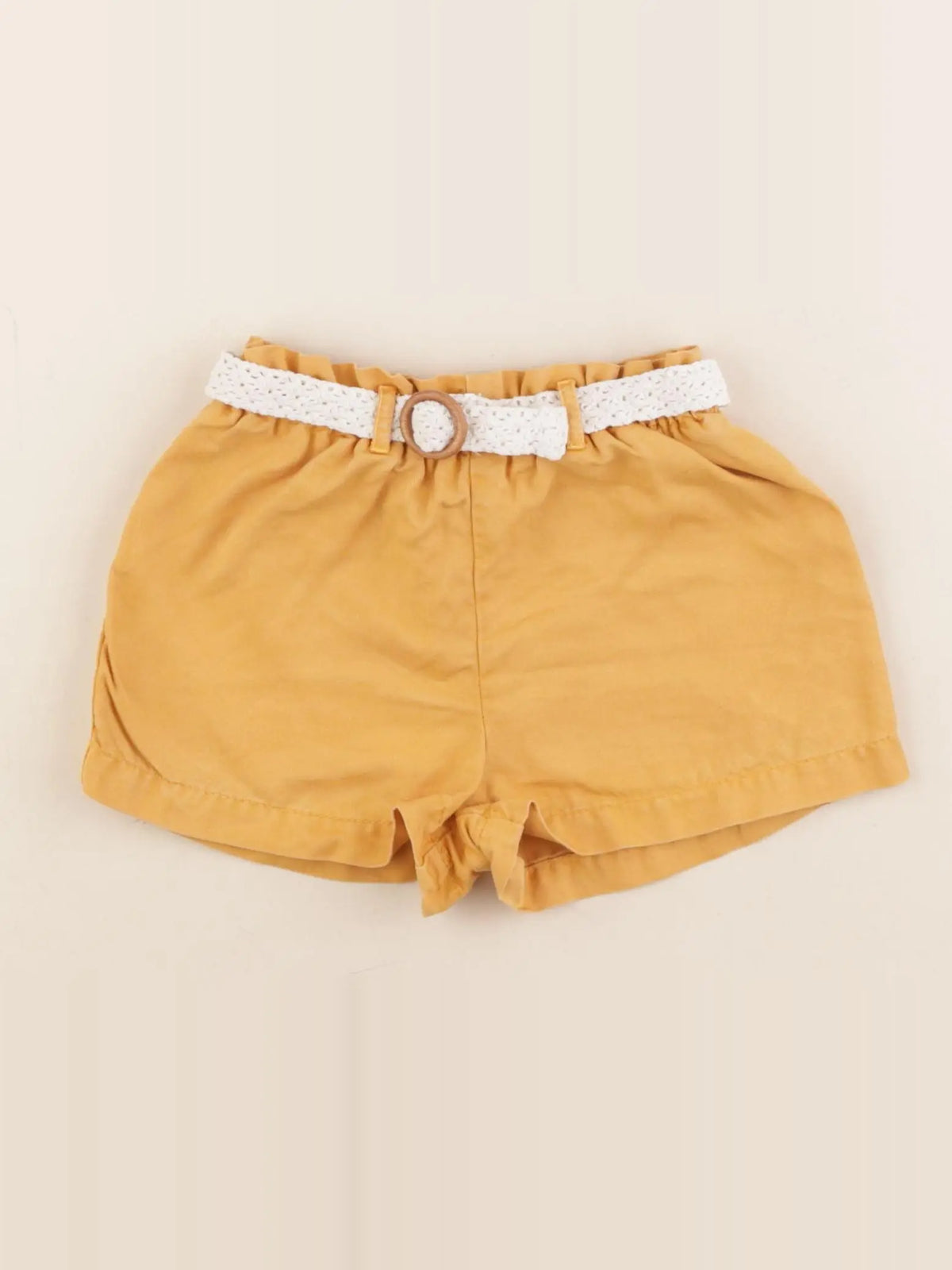 Zara - short jaune - 12/18 mois