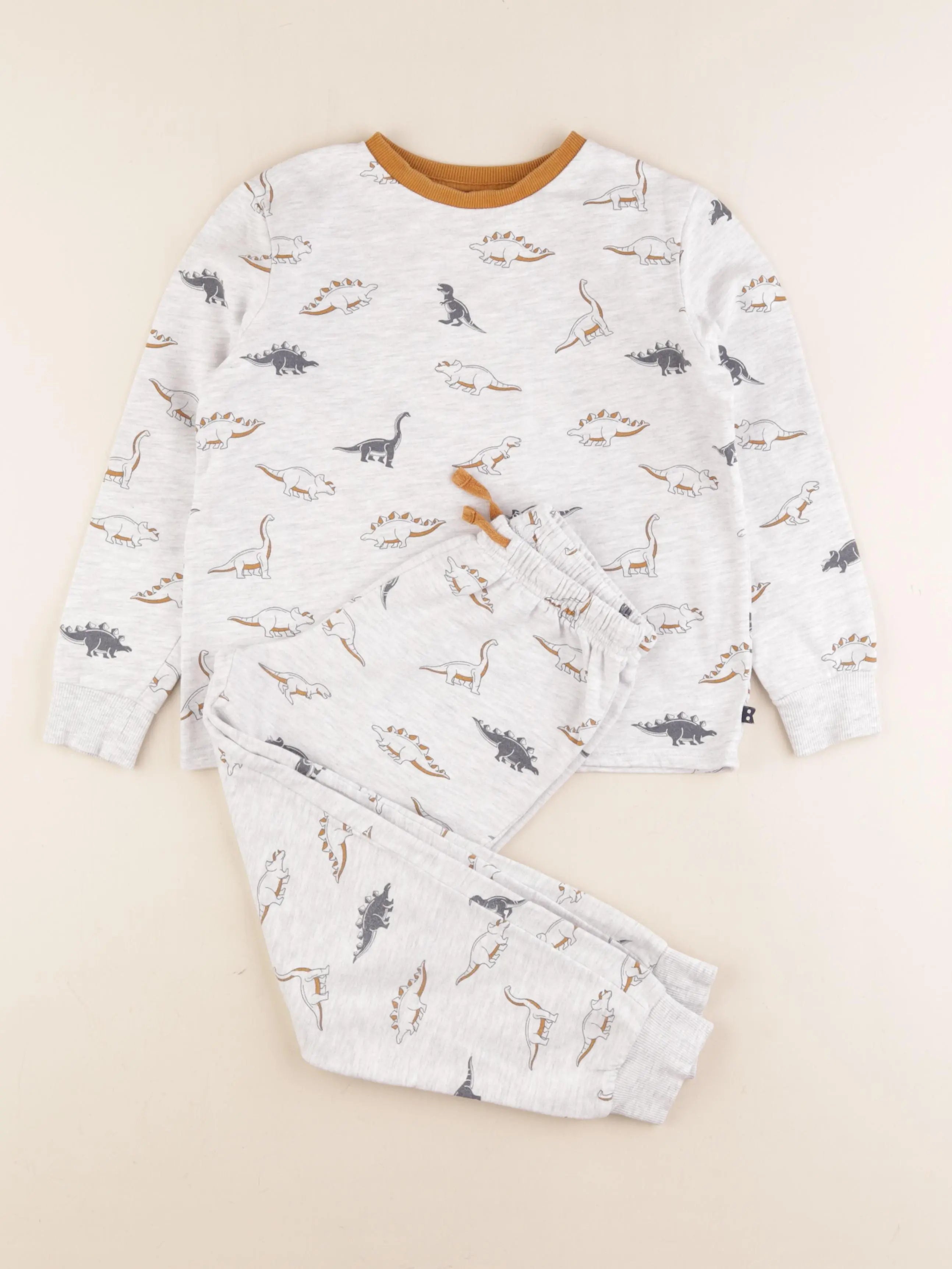 Okaidi - pyjama coton gris - 8 ans