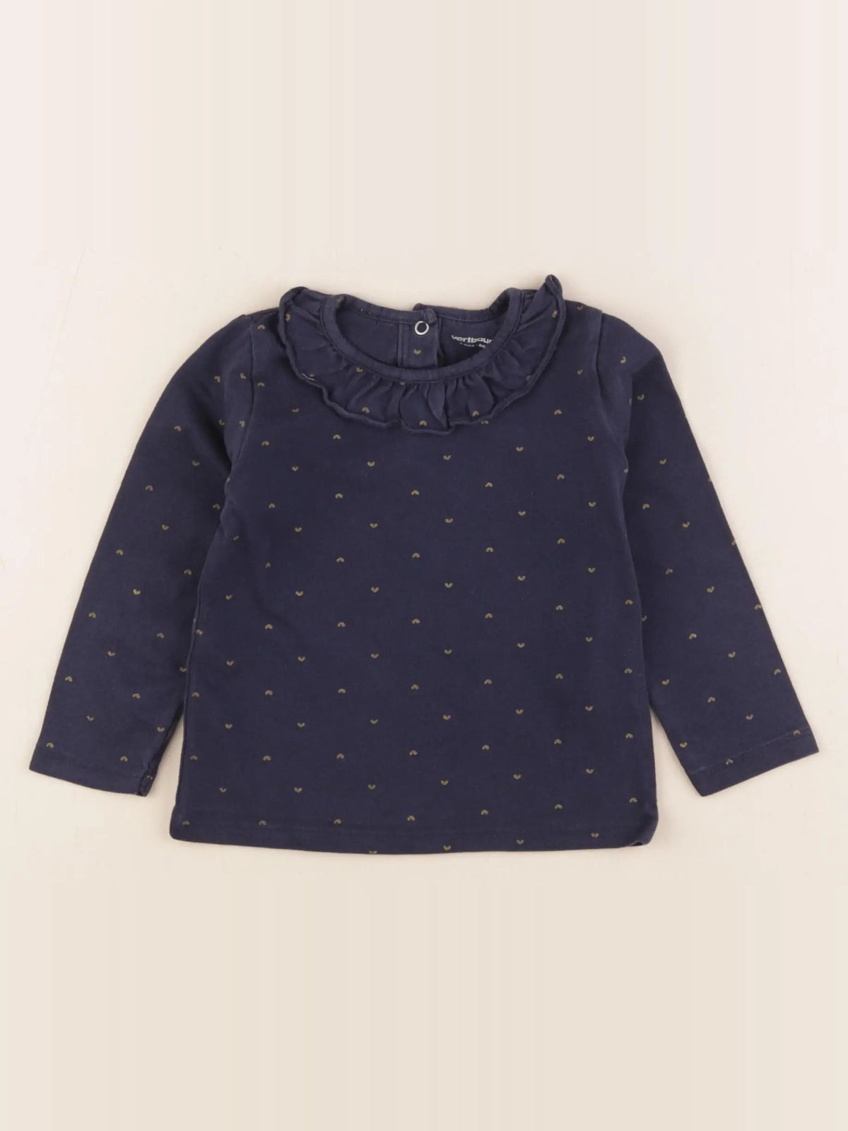 Vertbaudet - tee-shirt bleu - 2 ans