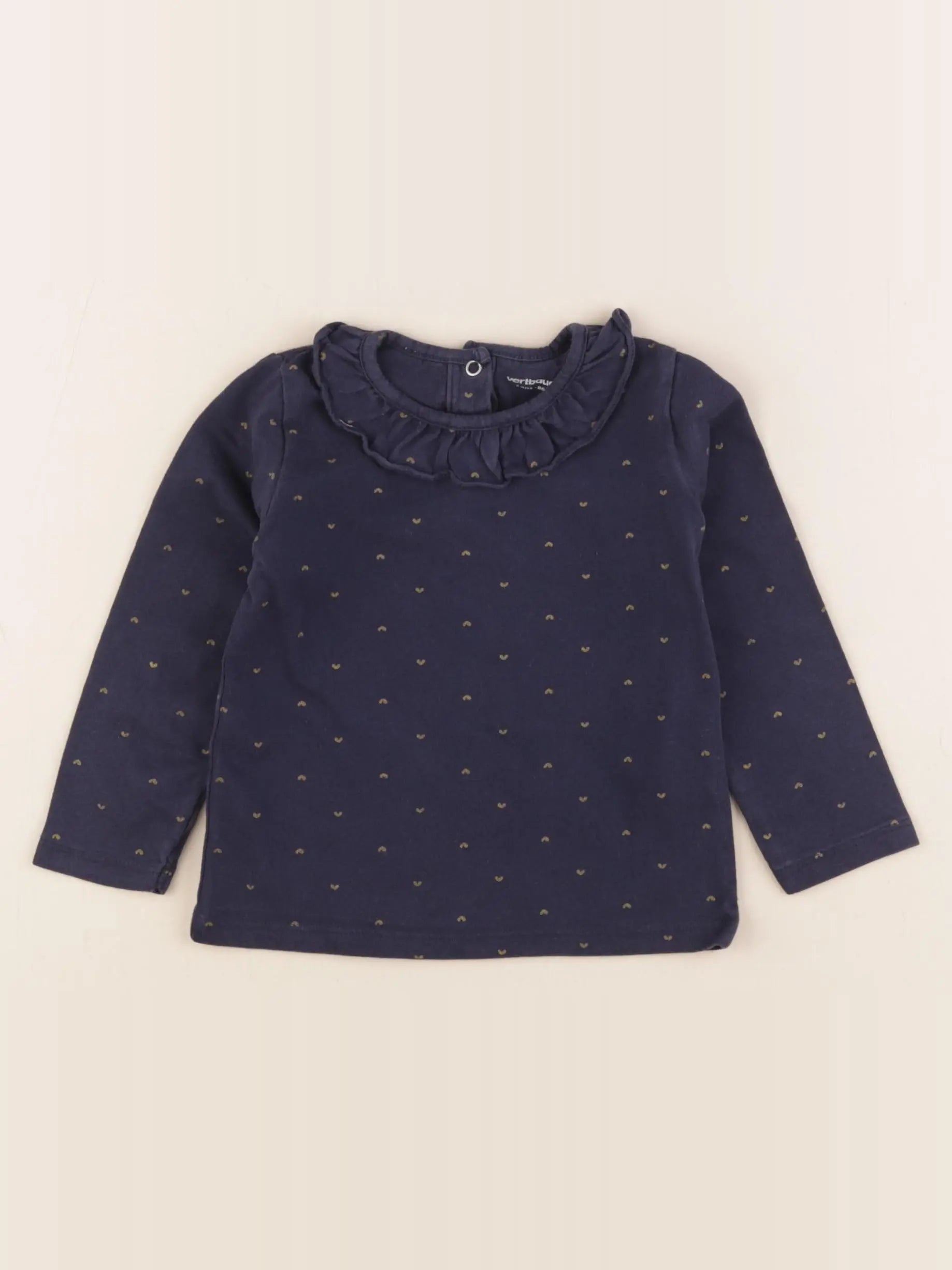 Vertbaudet - tee-shirt bleu - 2 ans