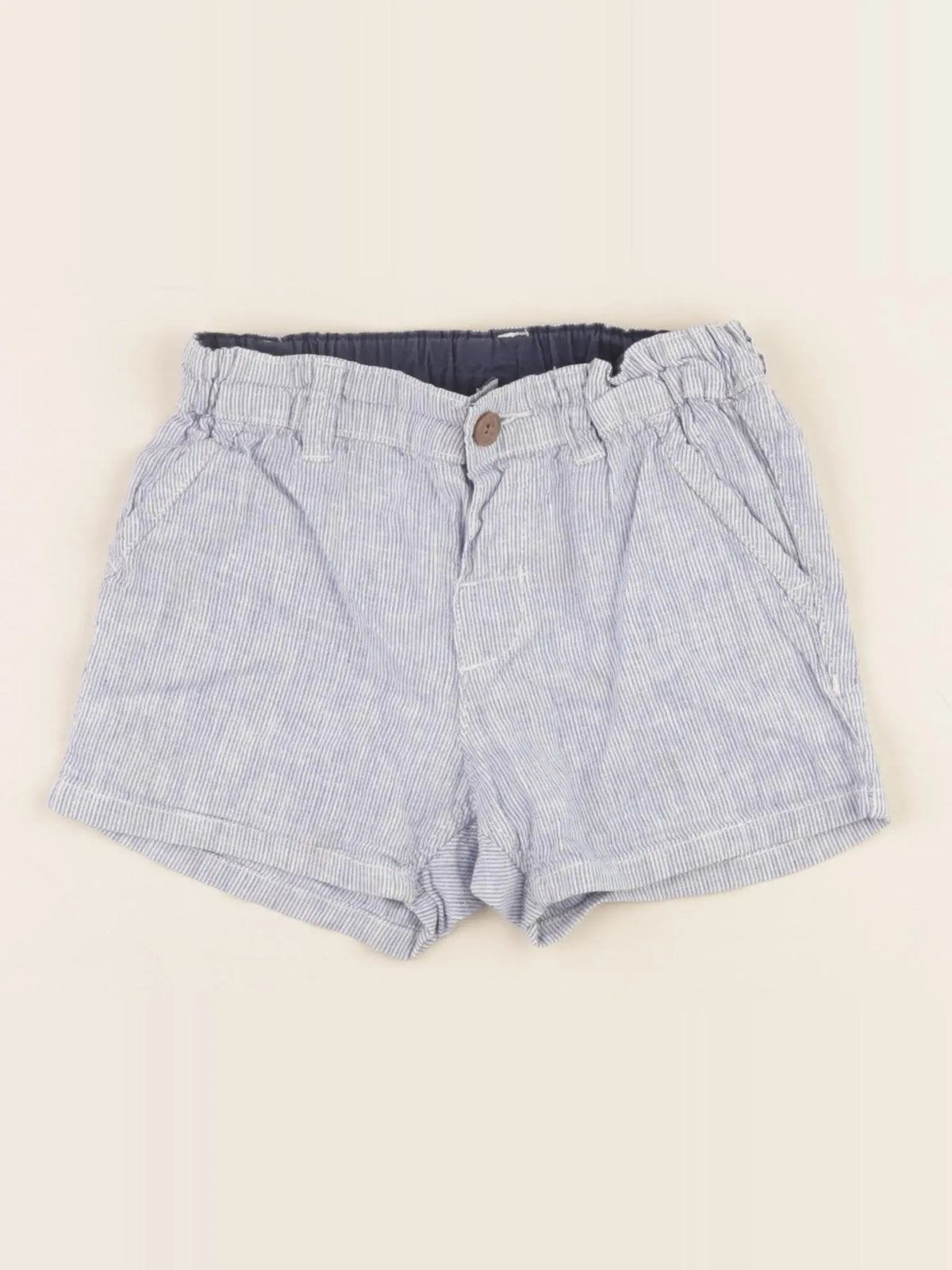 Cyrillus - short bleu - 12/18 mois