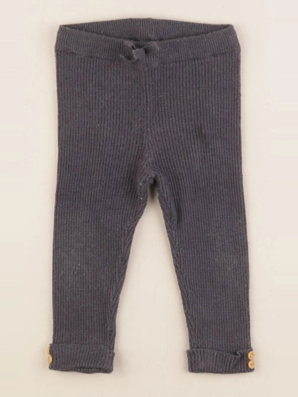 Vertbaudet - legging gris - 12 mois