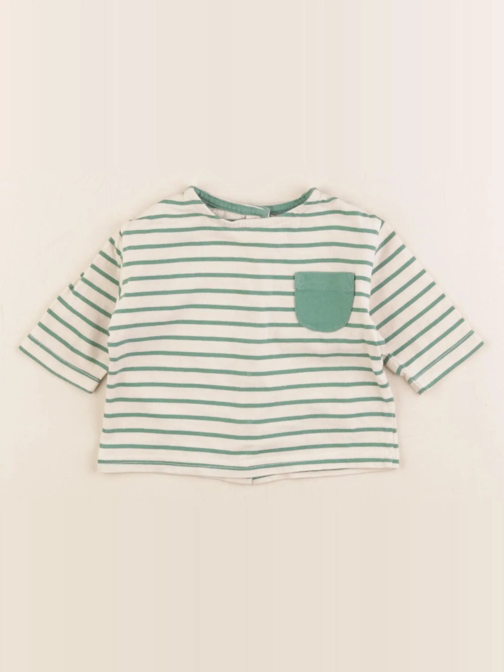 Vertbaudet - tee-shirt vert - 3 mois