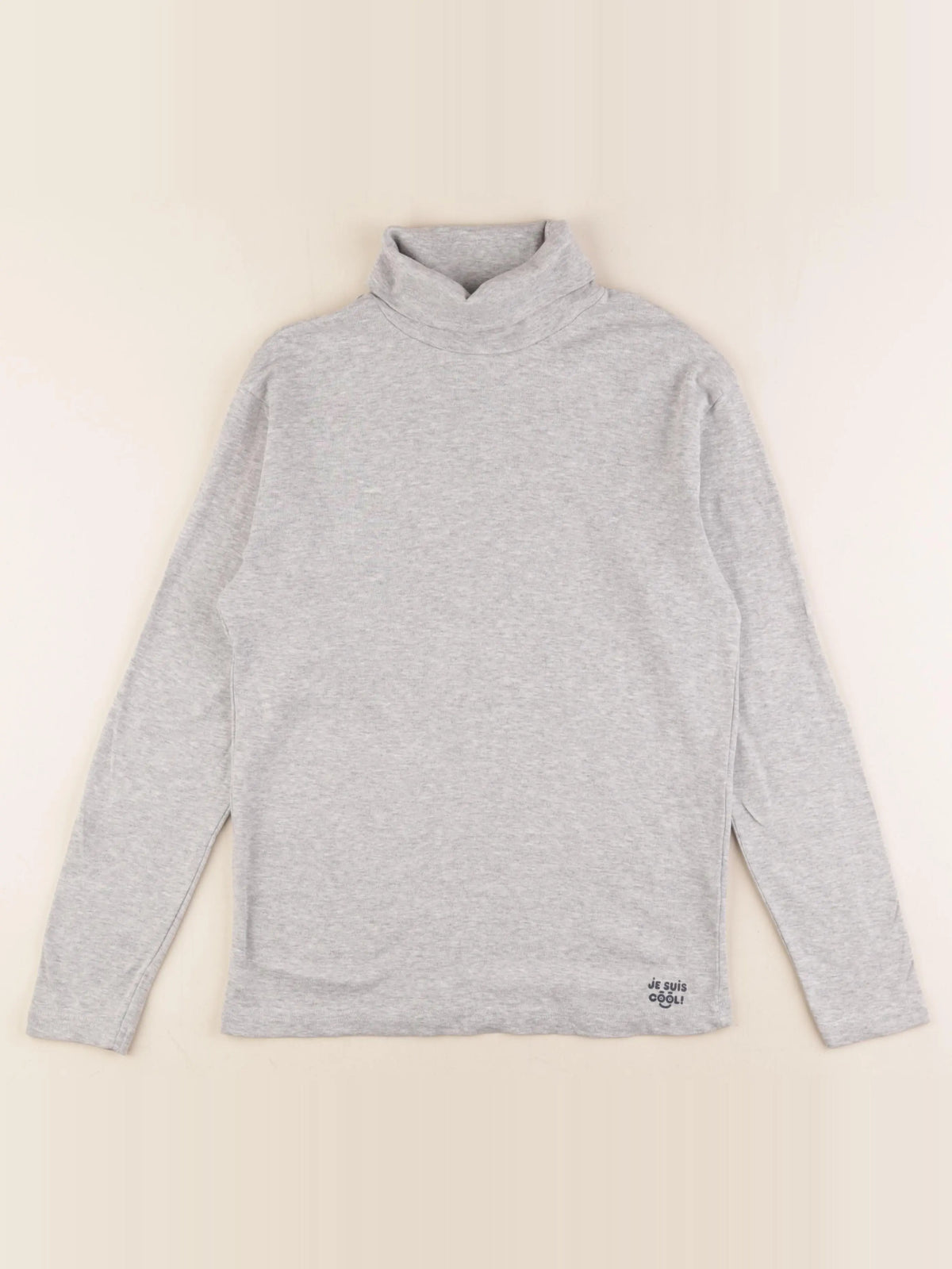 Vertbaudet - sous-pull gris - 12 ans