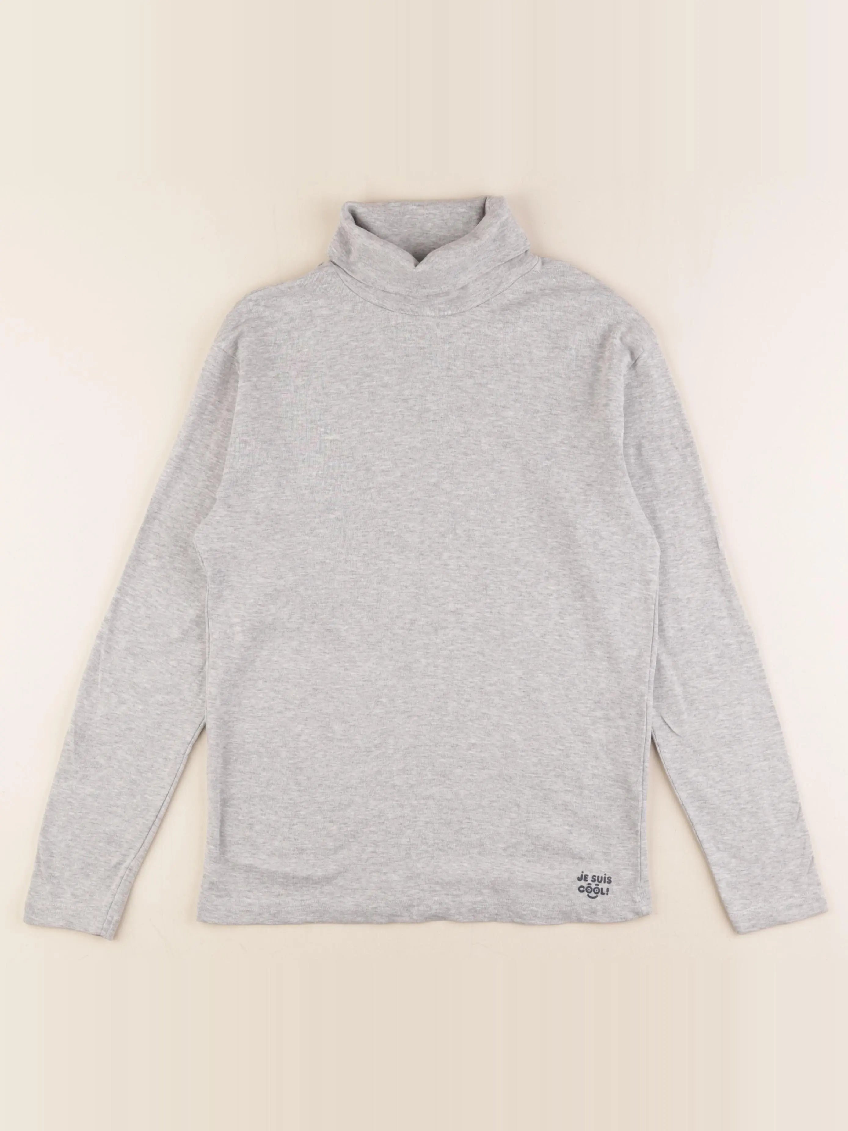 Vertbaudet - sous-pull gris - 12 ans