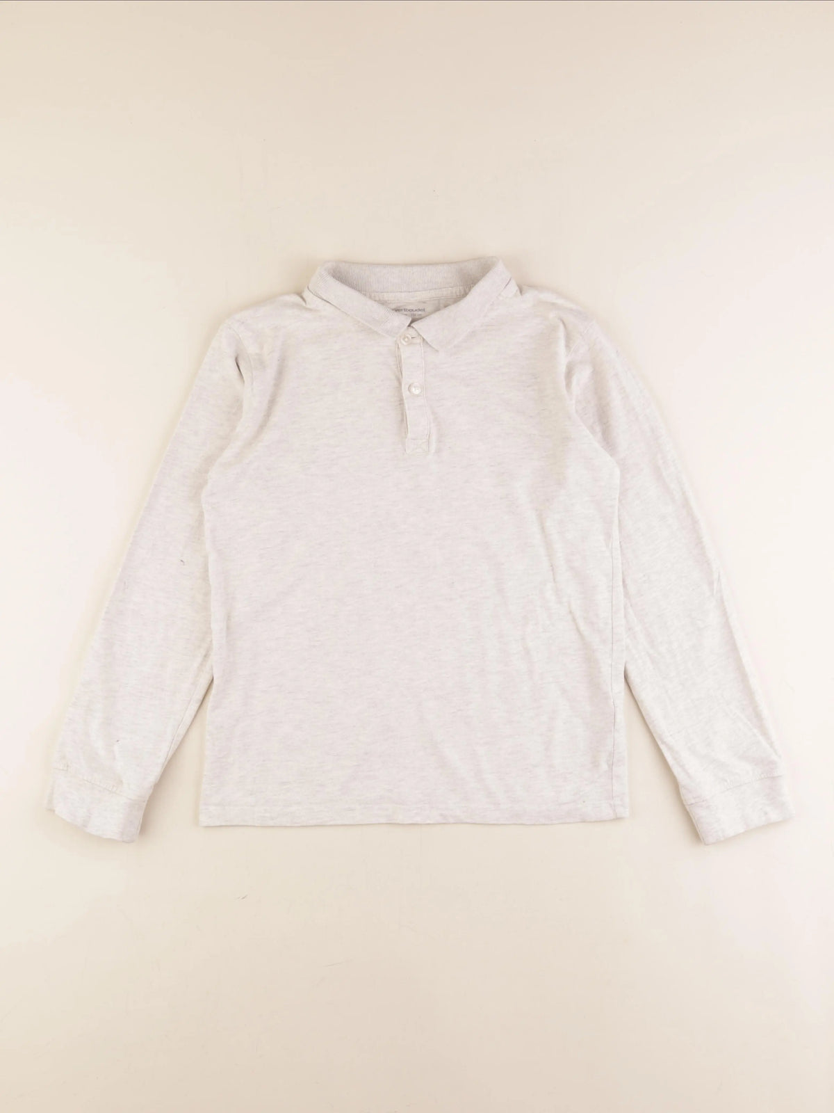 Vertbaudet - polo beige - 12 ans