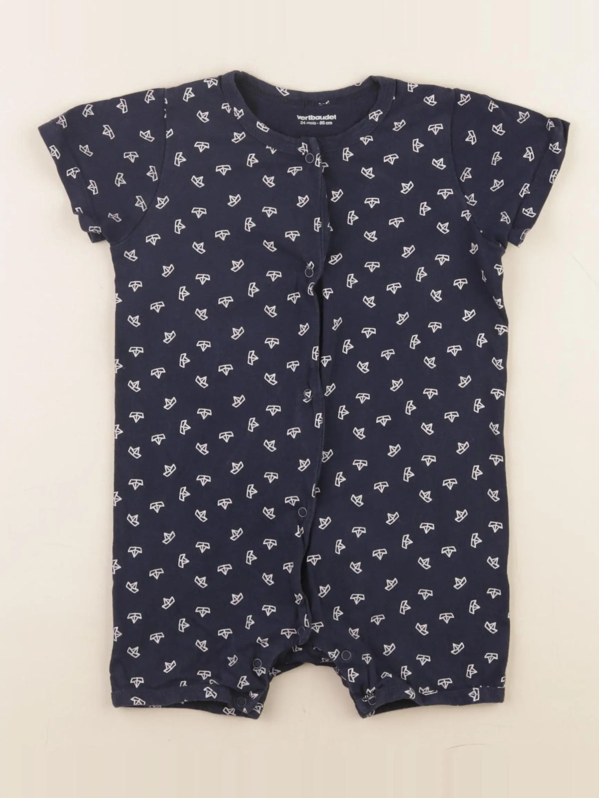 Vertbaudet - pyjama bleu - 24 mois