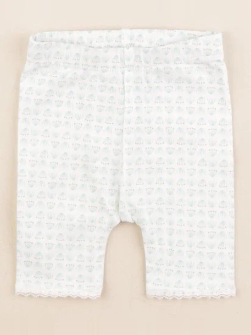 Vertbaudet - pantacourt bleu - 3 mois