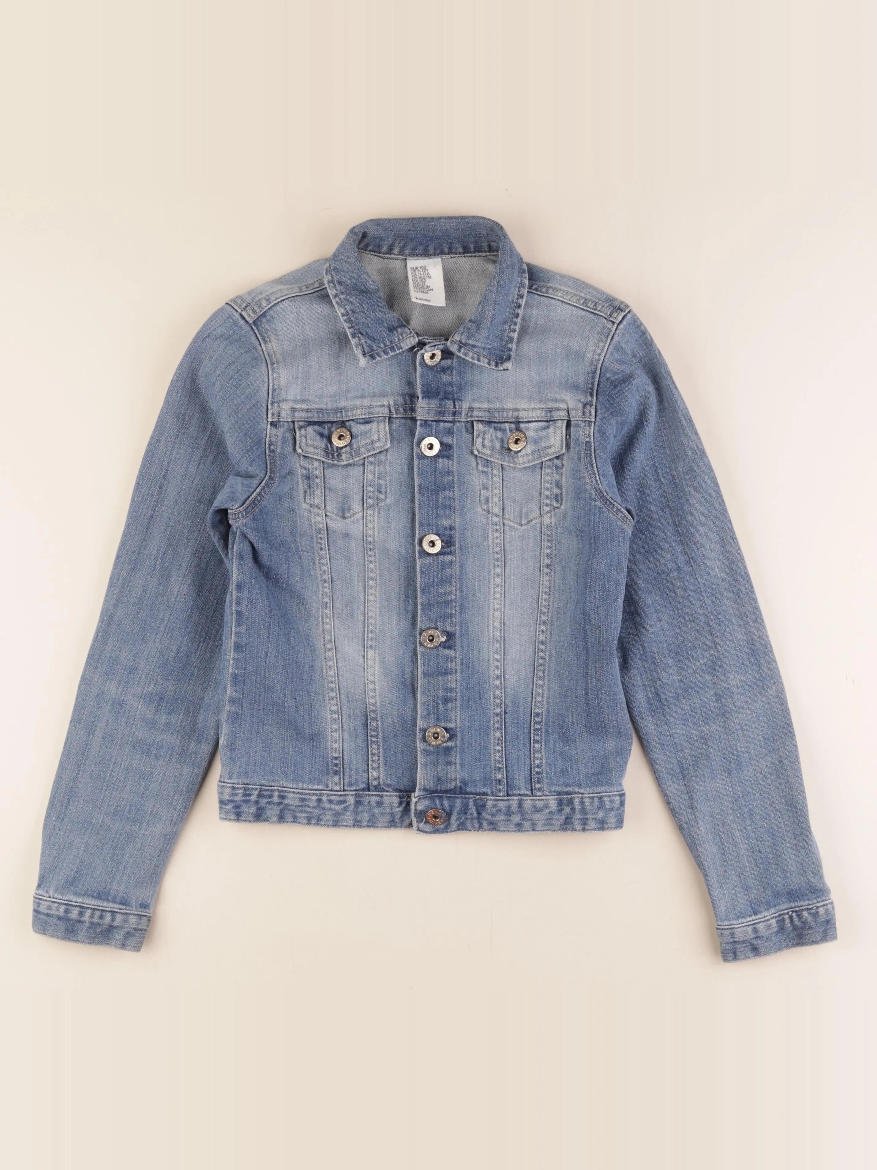 H&M - veste bleu - 11/12 ans