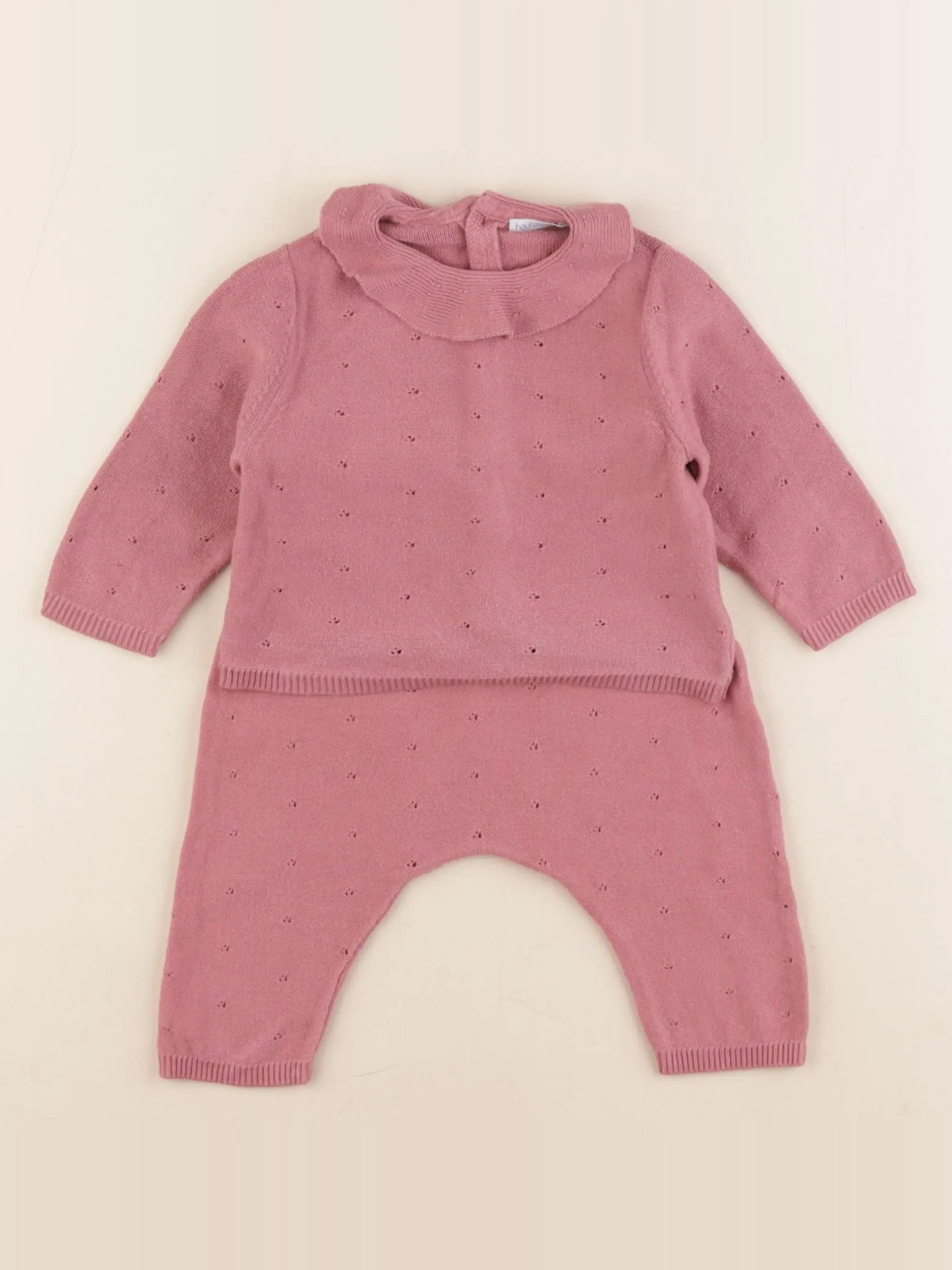 Boutchou - ensemble rose - 3 mois