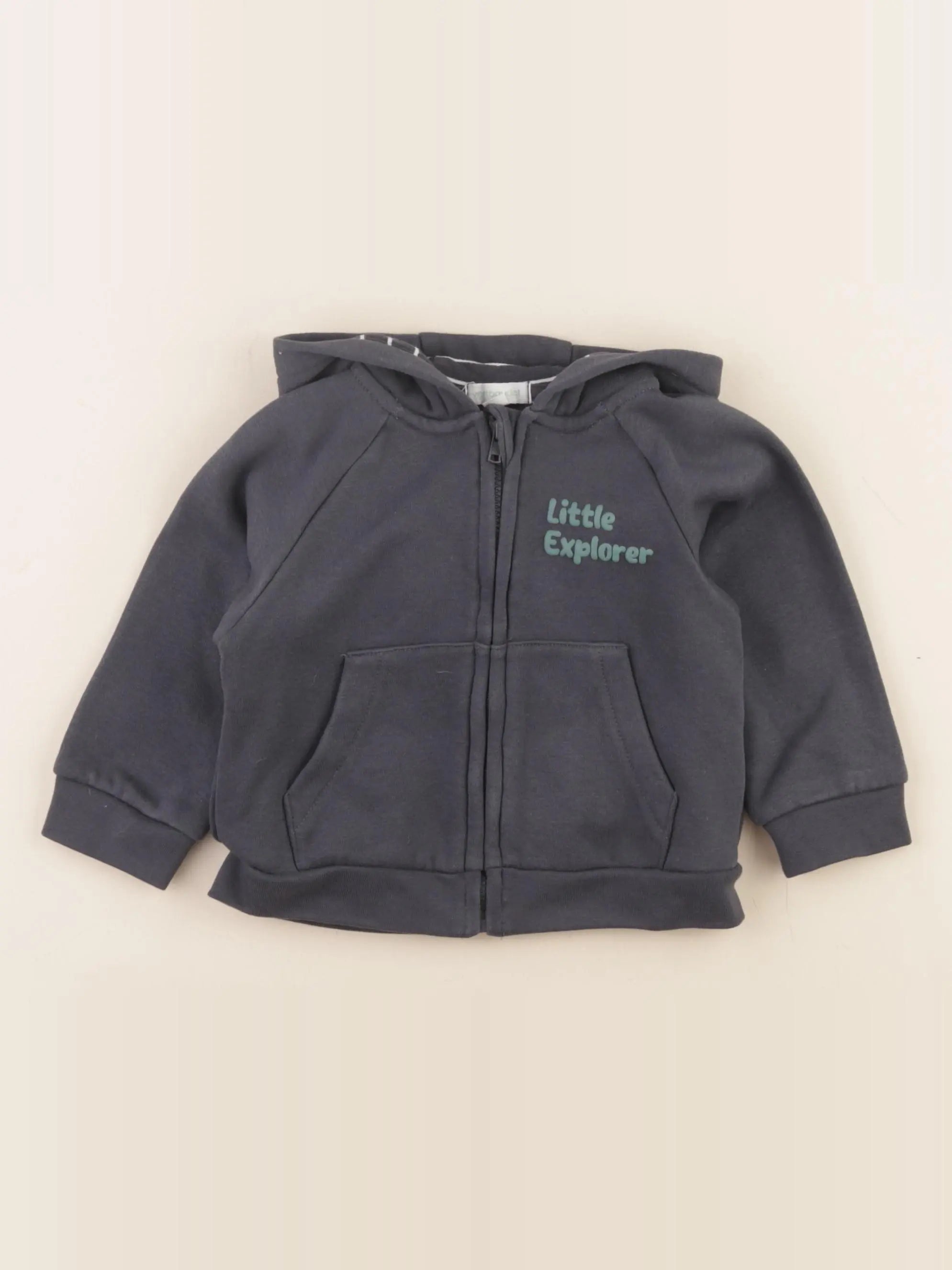 Vertbaudet - sweat bleu - 18 mois