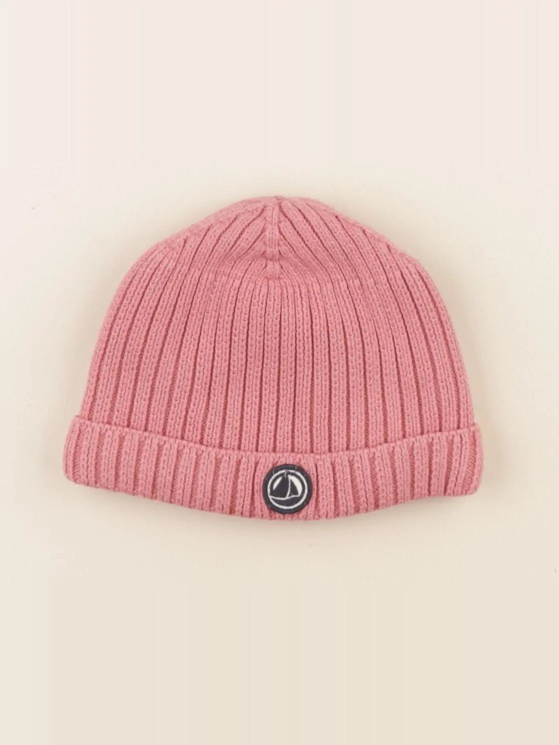 Petit Bateau - bonnet rose - 24/36 mois