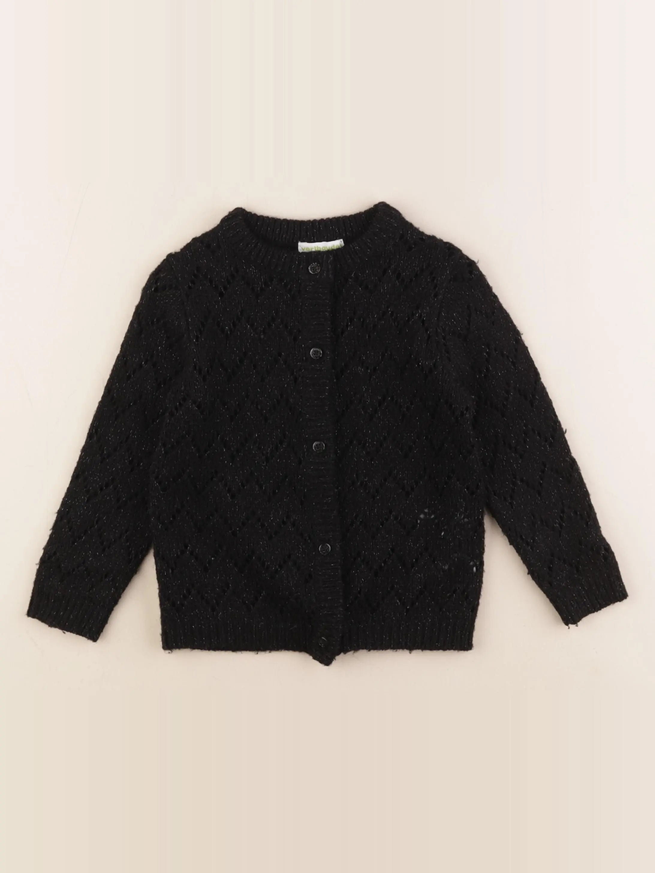 Vertbaudet - gilet noir - 3 ans