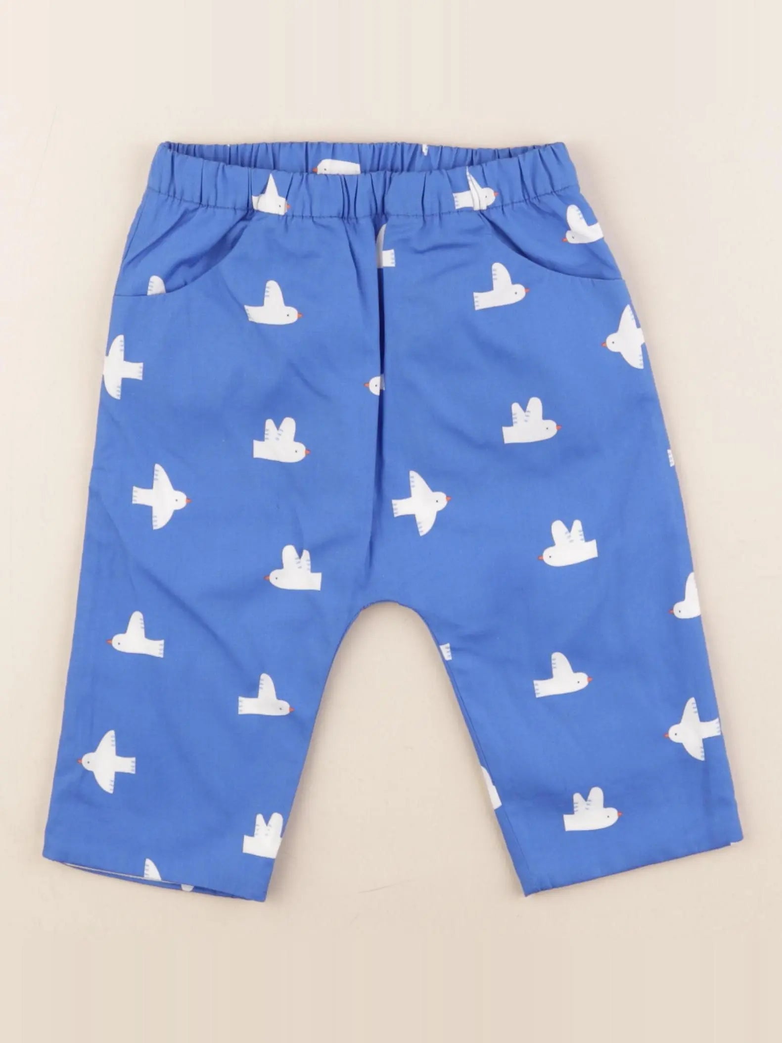 Jacadi - sarouel bleu - 12 mois