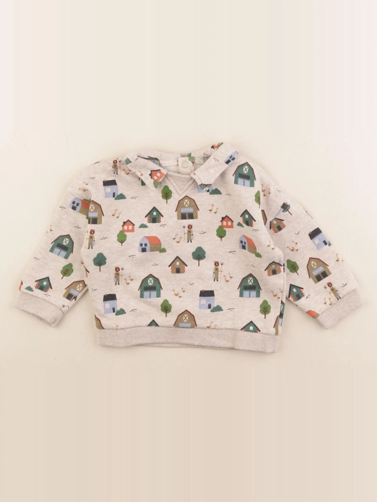 Boutchou - sweat marron - 18 mois