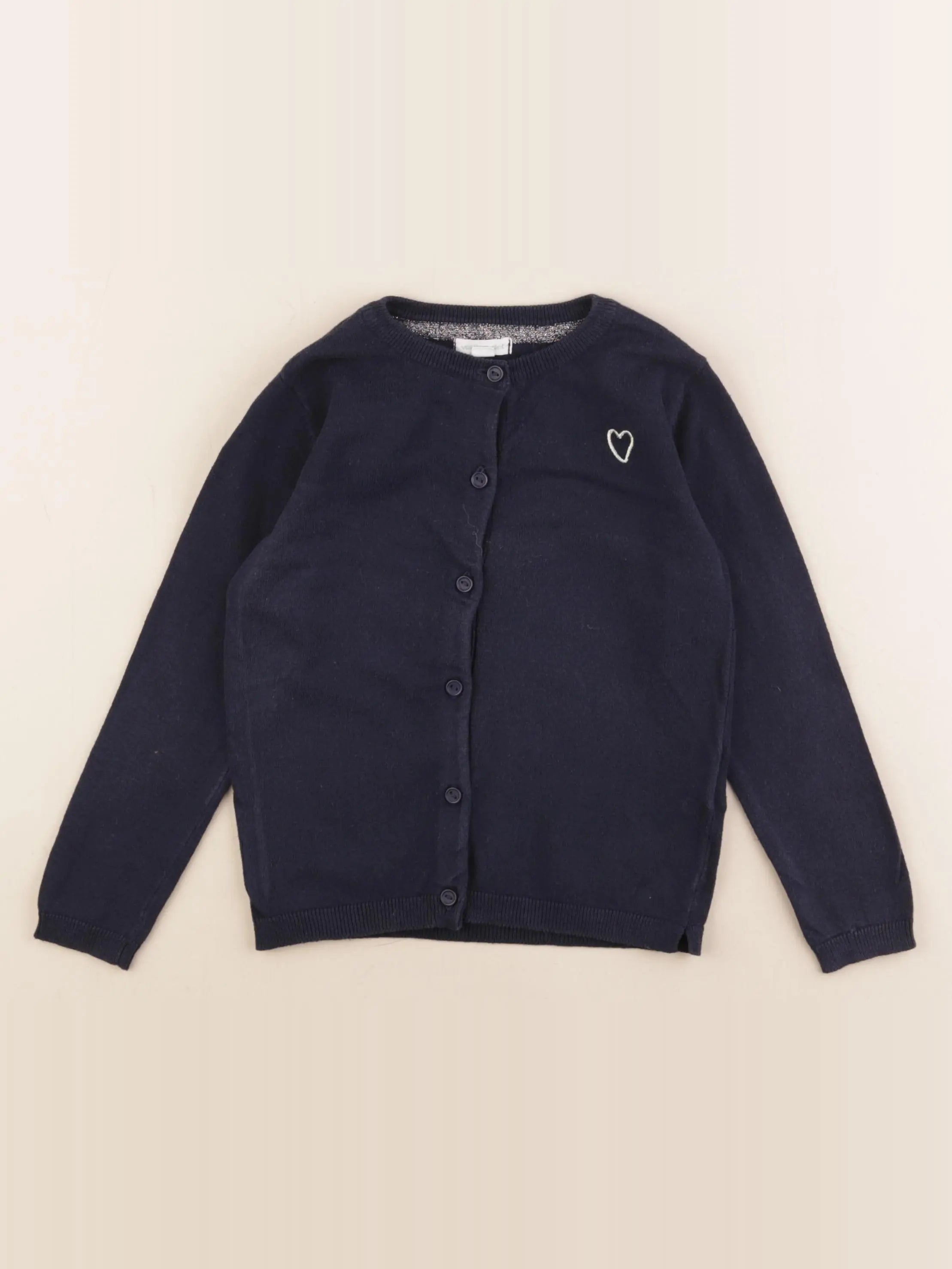 Vertbaudet - gilet bleu - 4 ans