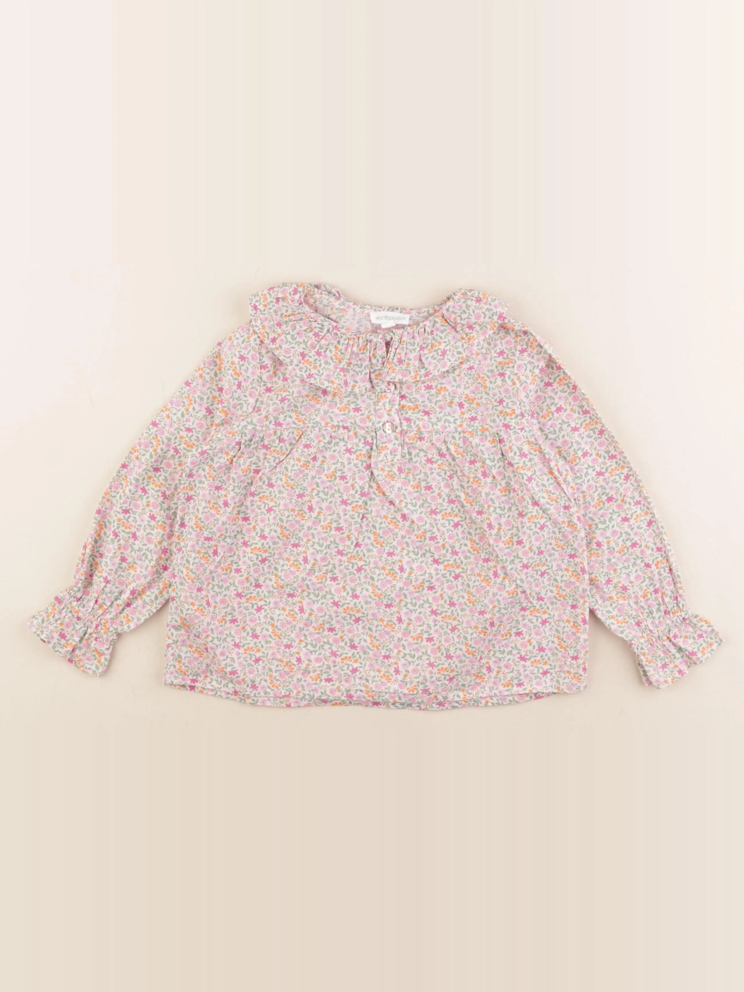 Vertbaudet - blouse rose - 4 ans