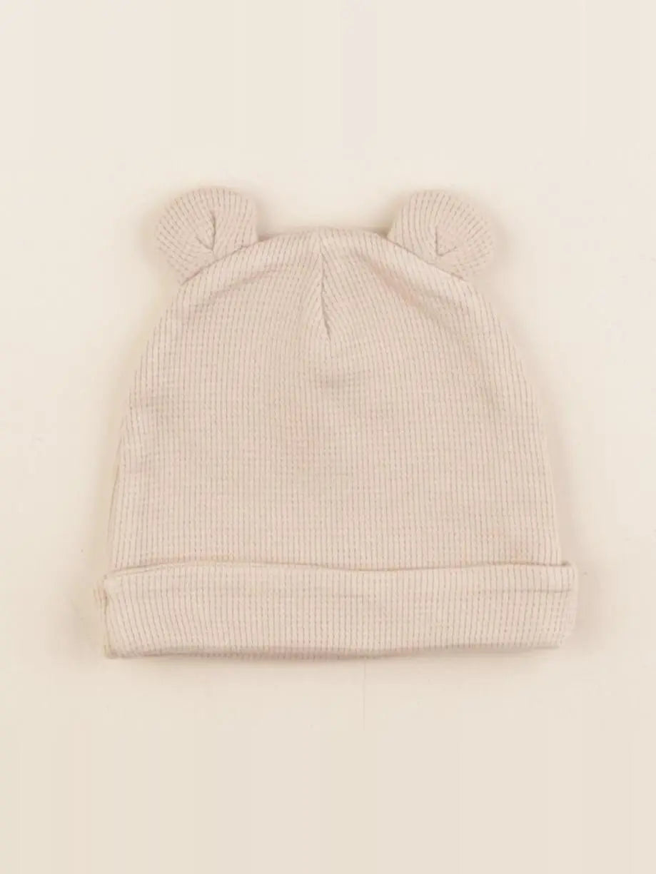 Vertbaudet - bonnet marron - 12/18 mois