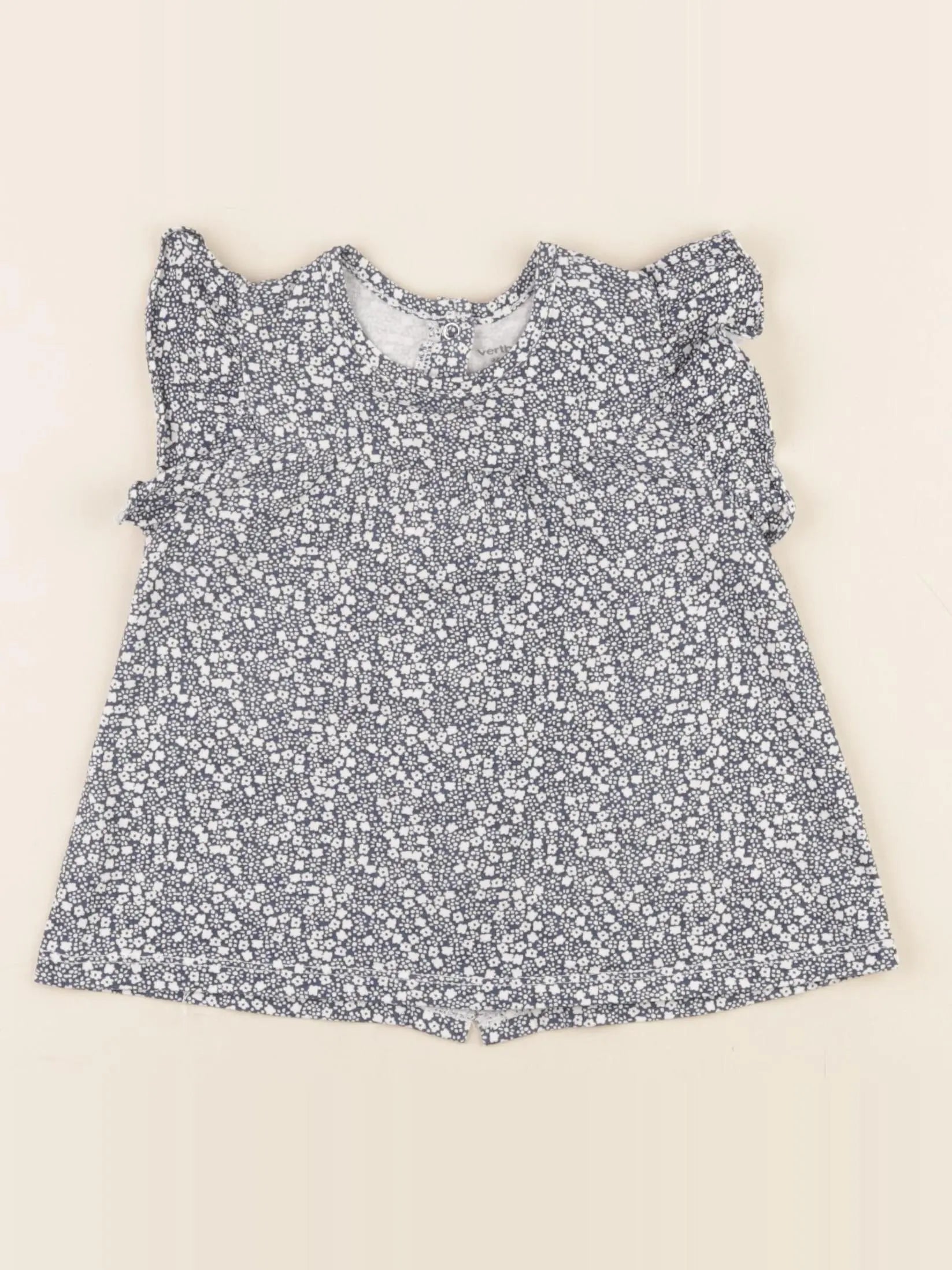 Vertbaudet - tee-shirt bleu - 24 mois