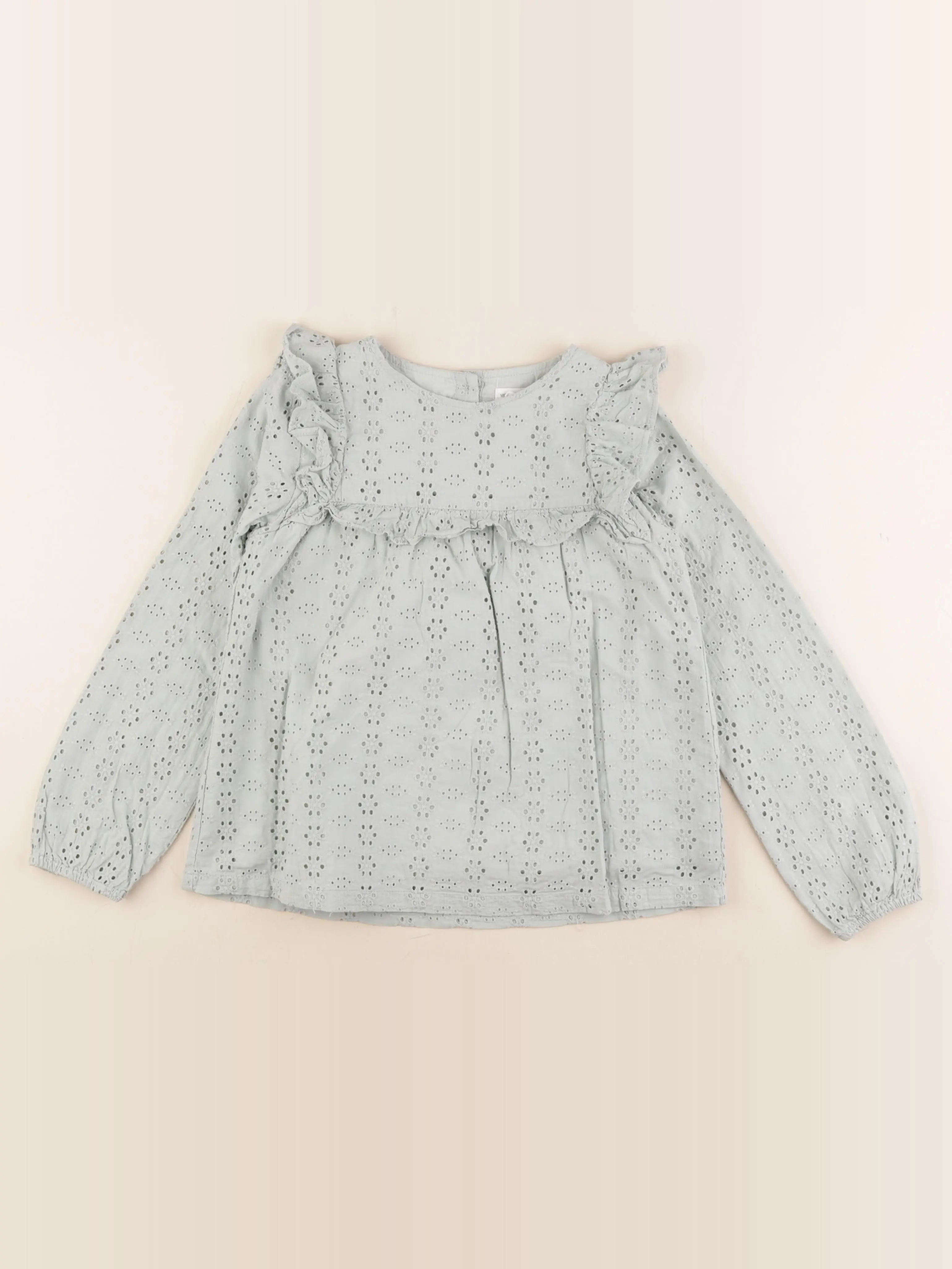 Vertbaudet - blouse vert - 10 ans