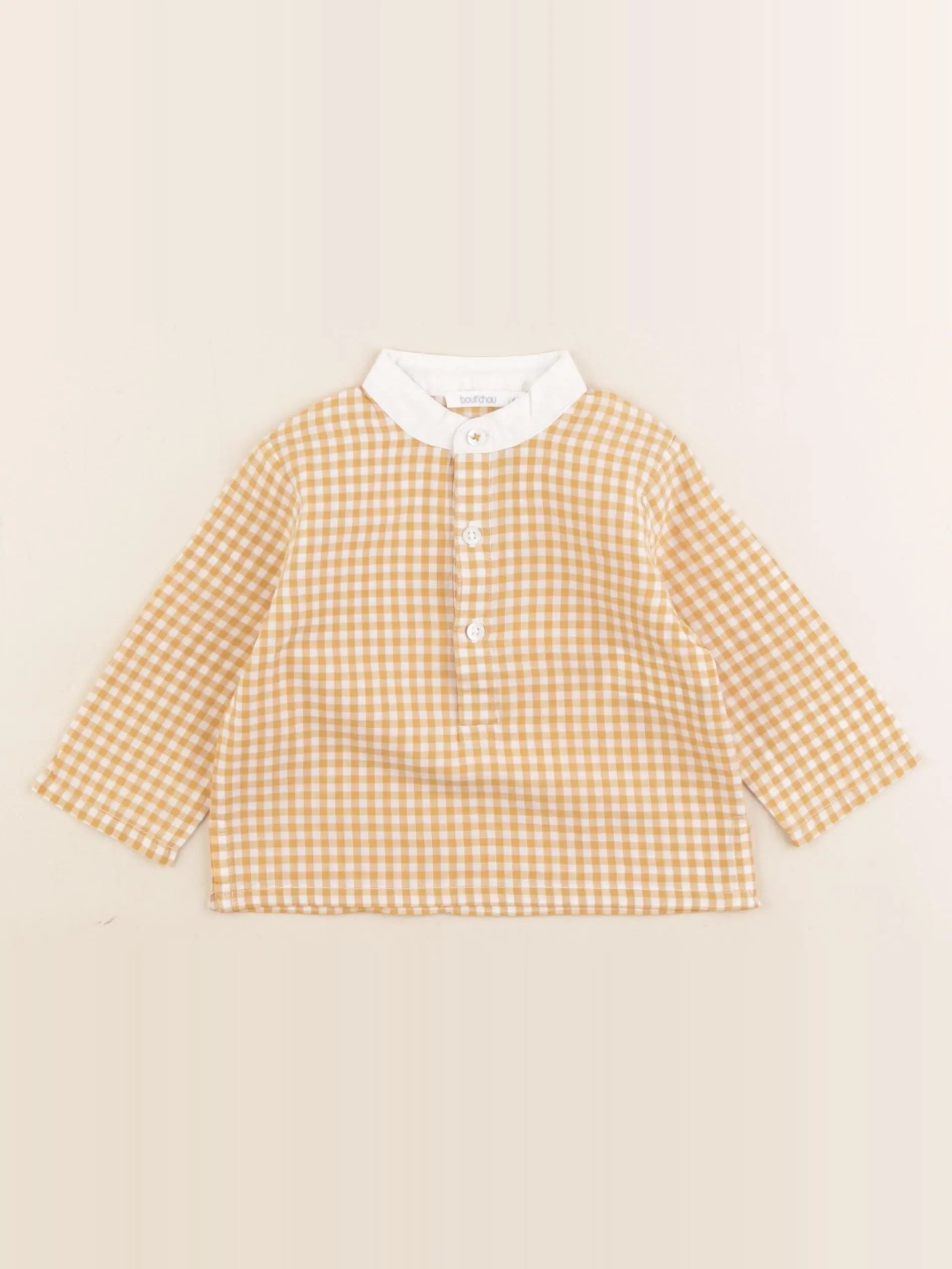 Boutchou - chemise jaune - 6 mois