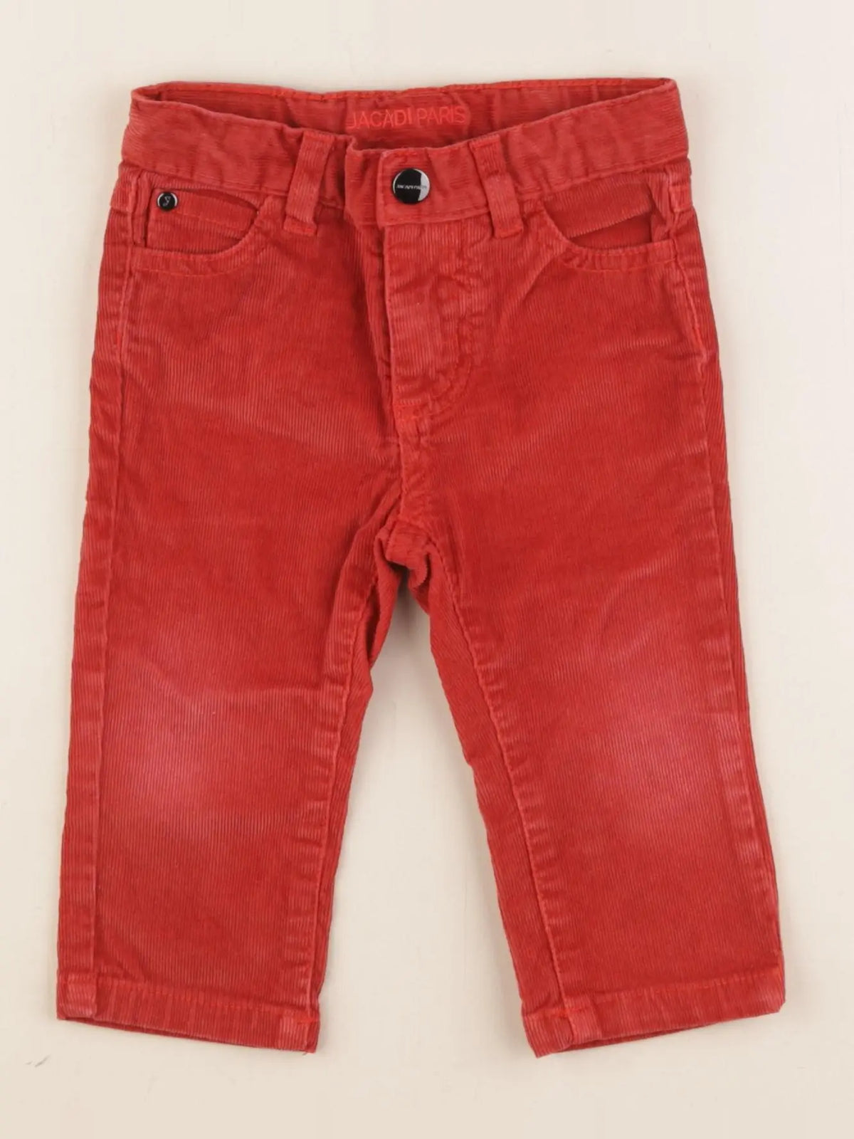 Jacadi - pantalon orange - 12 mois