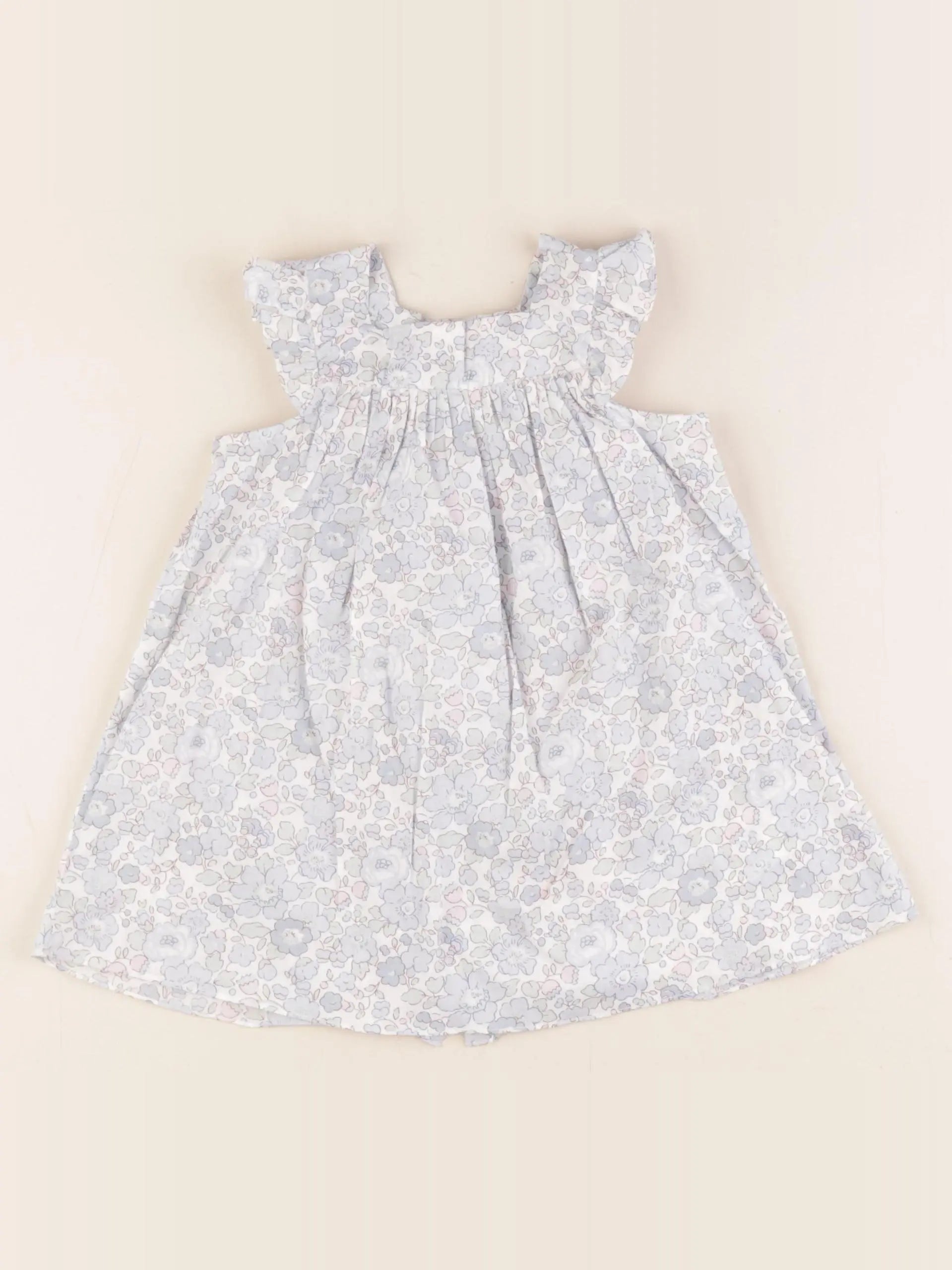 Jacadi - robe liberty bleu - 12 mois