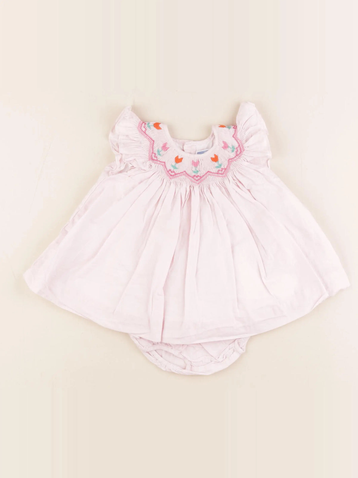 Jacadi - robe rose - 6 mois