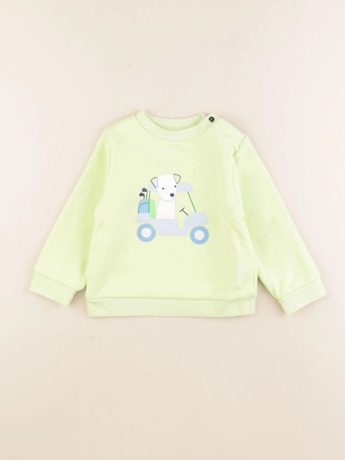 Jacadi - sweat vert - 24 mois