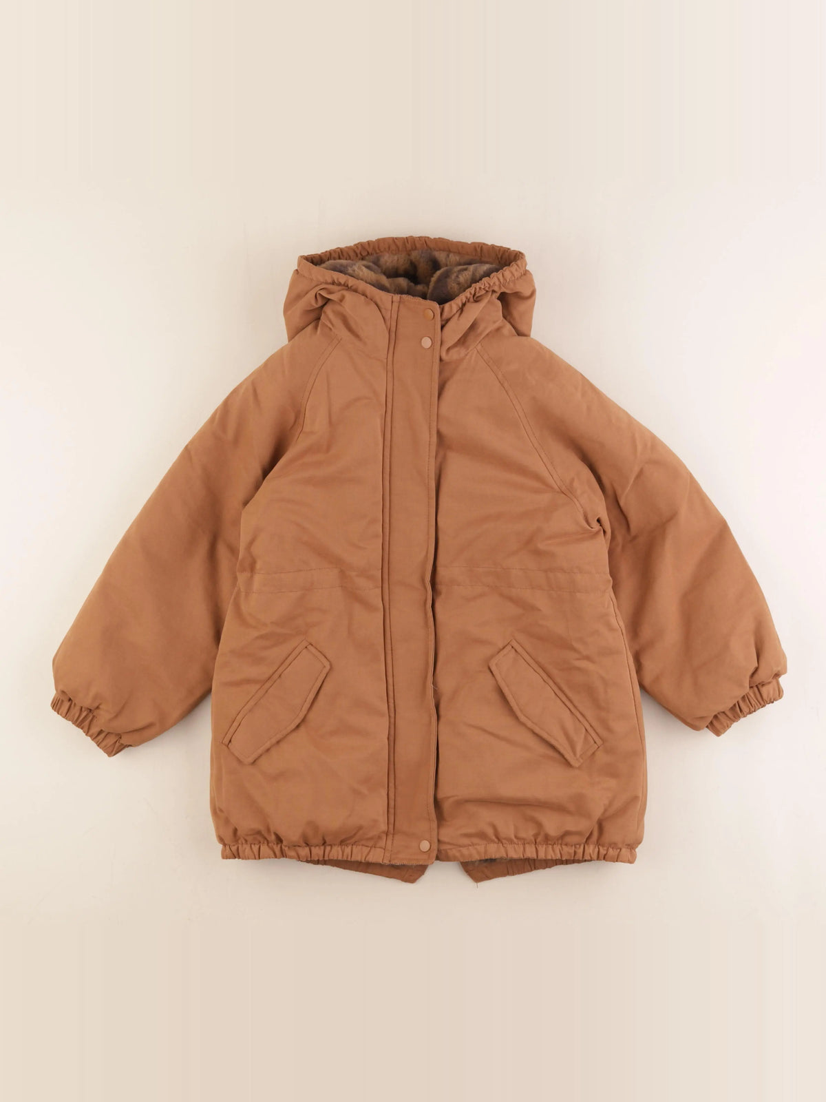 Vertbaudet - parka marron - 8 ans