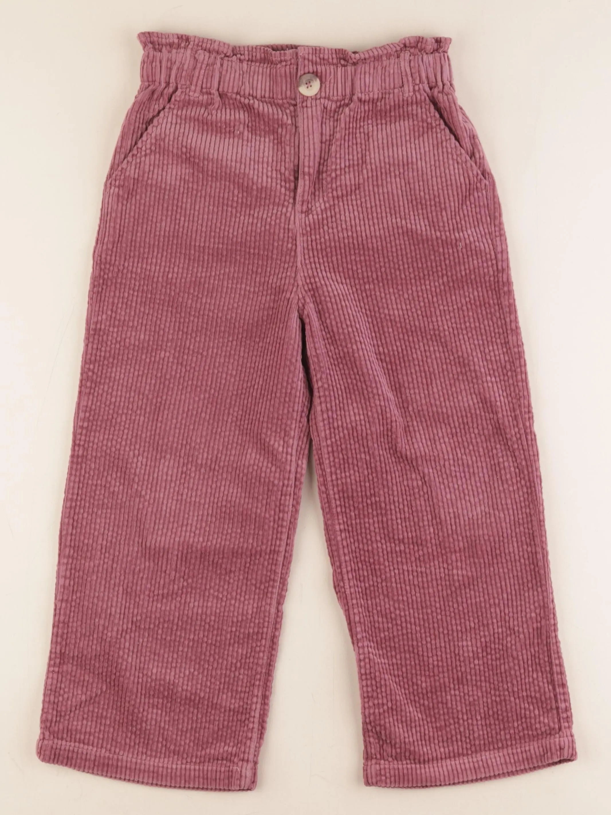 Vertbaudet - pantalon rose - 7 ans