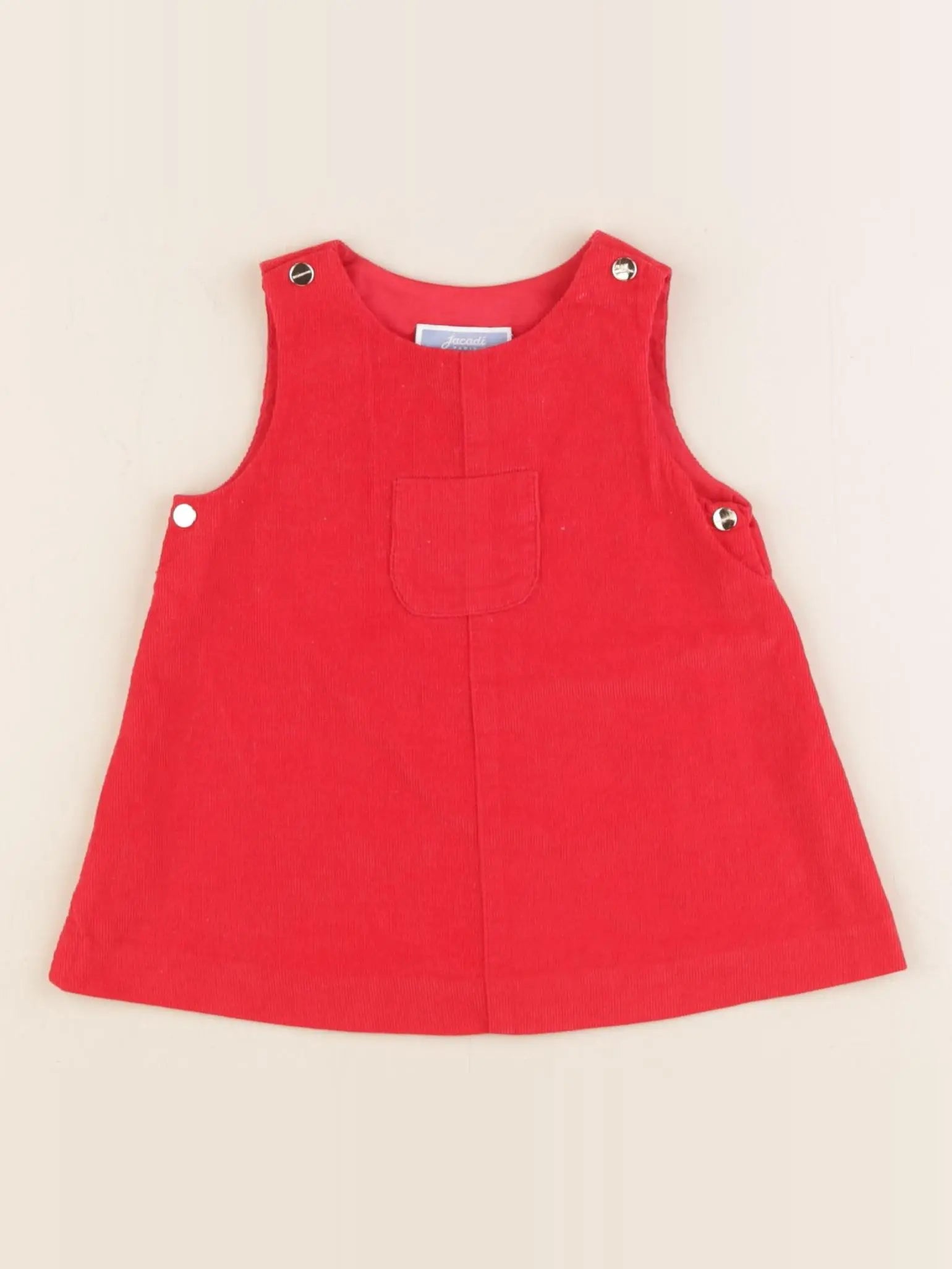 Jacadi - robe rouge - 3 mois