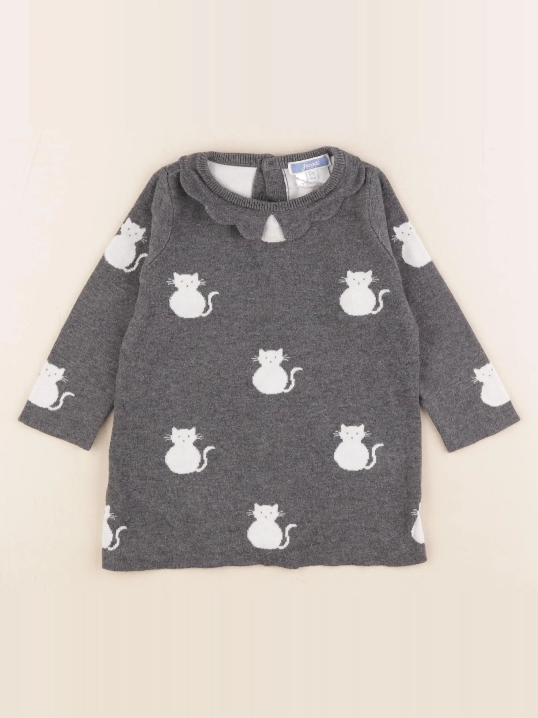 Jacadi - robe gris - 12 mois