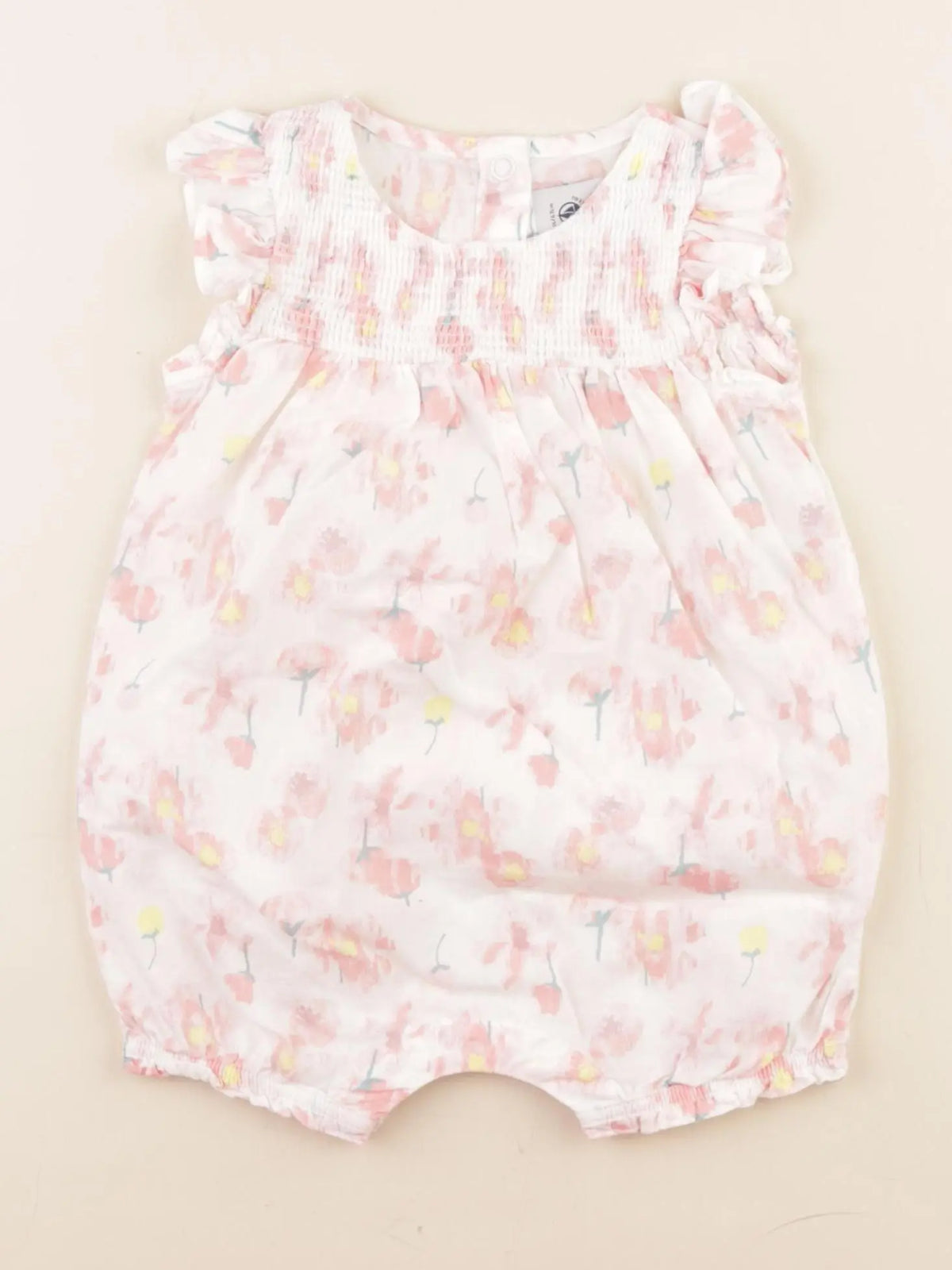 Petit Bateau - combinaison multicolore - 6 mois